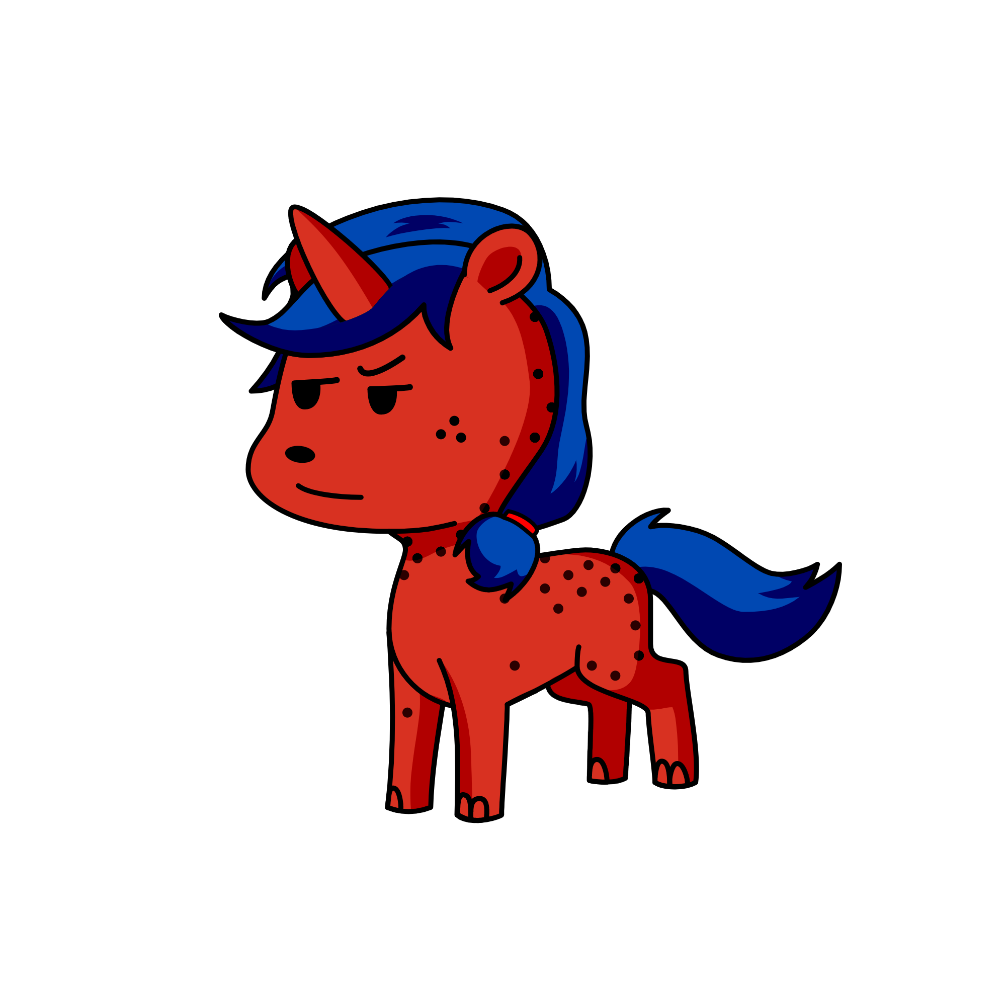 Ladybug, the unicorn