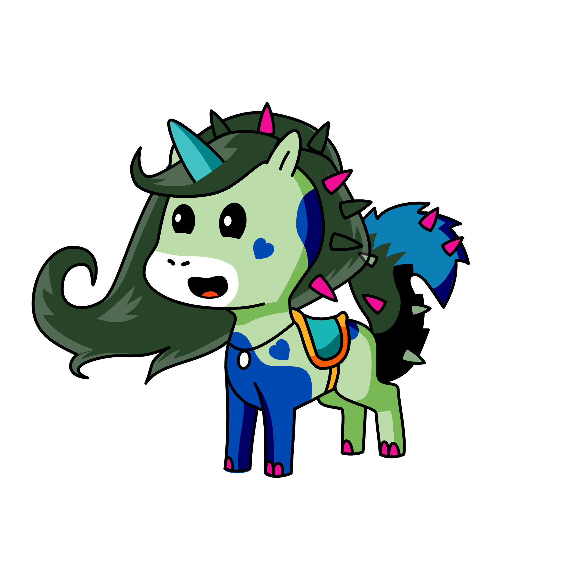 glow, the unicorn