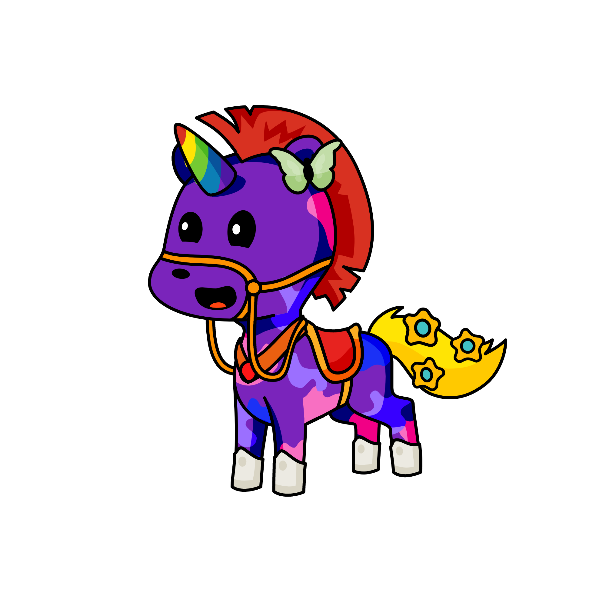 Mane, the unicorn