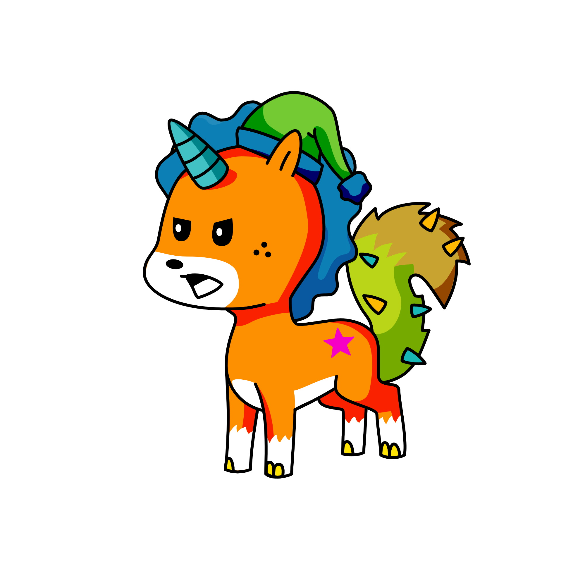 dr Poopy pants the poopy unicorn, the unicorn