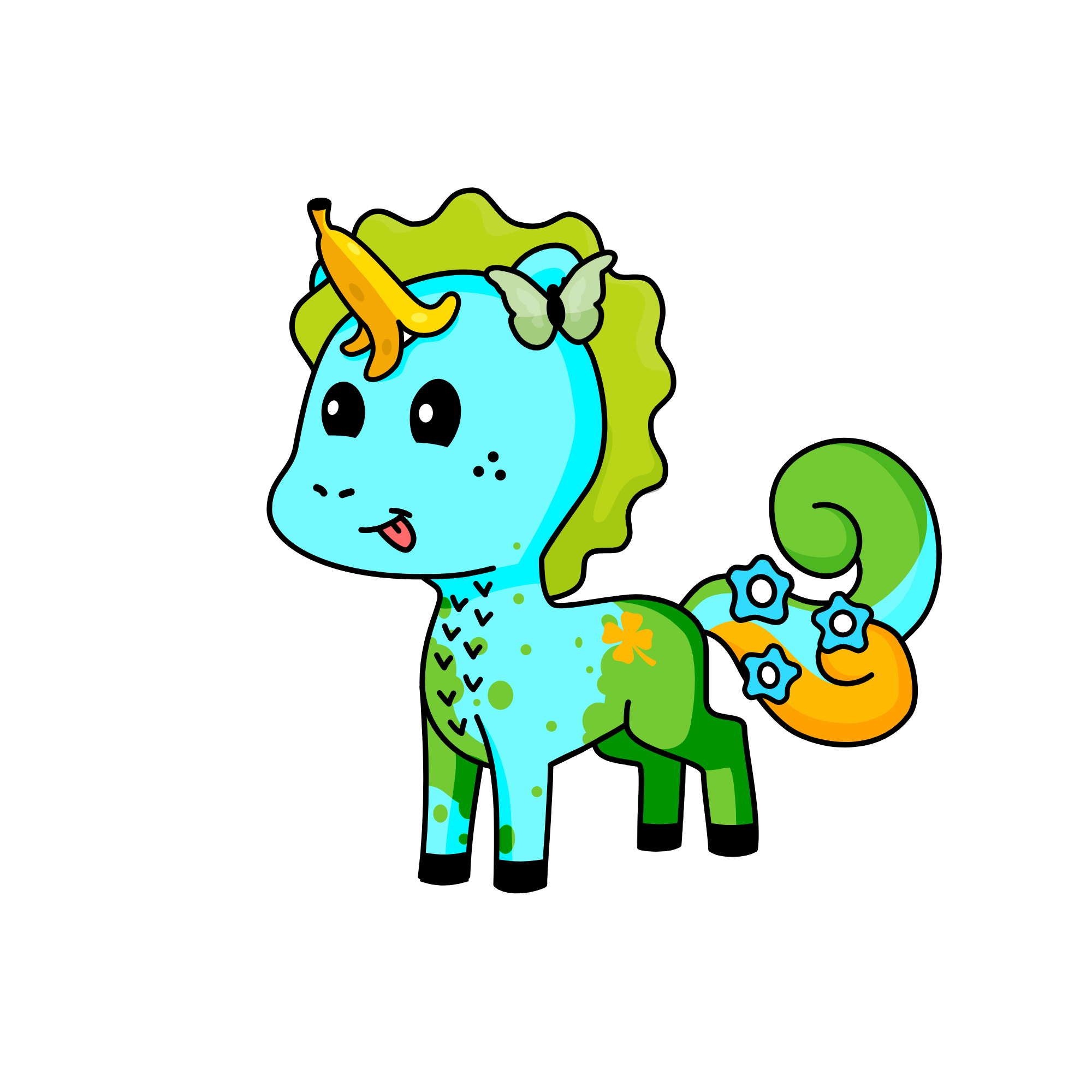 earth friendly unicorn, the unicorn