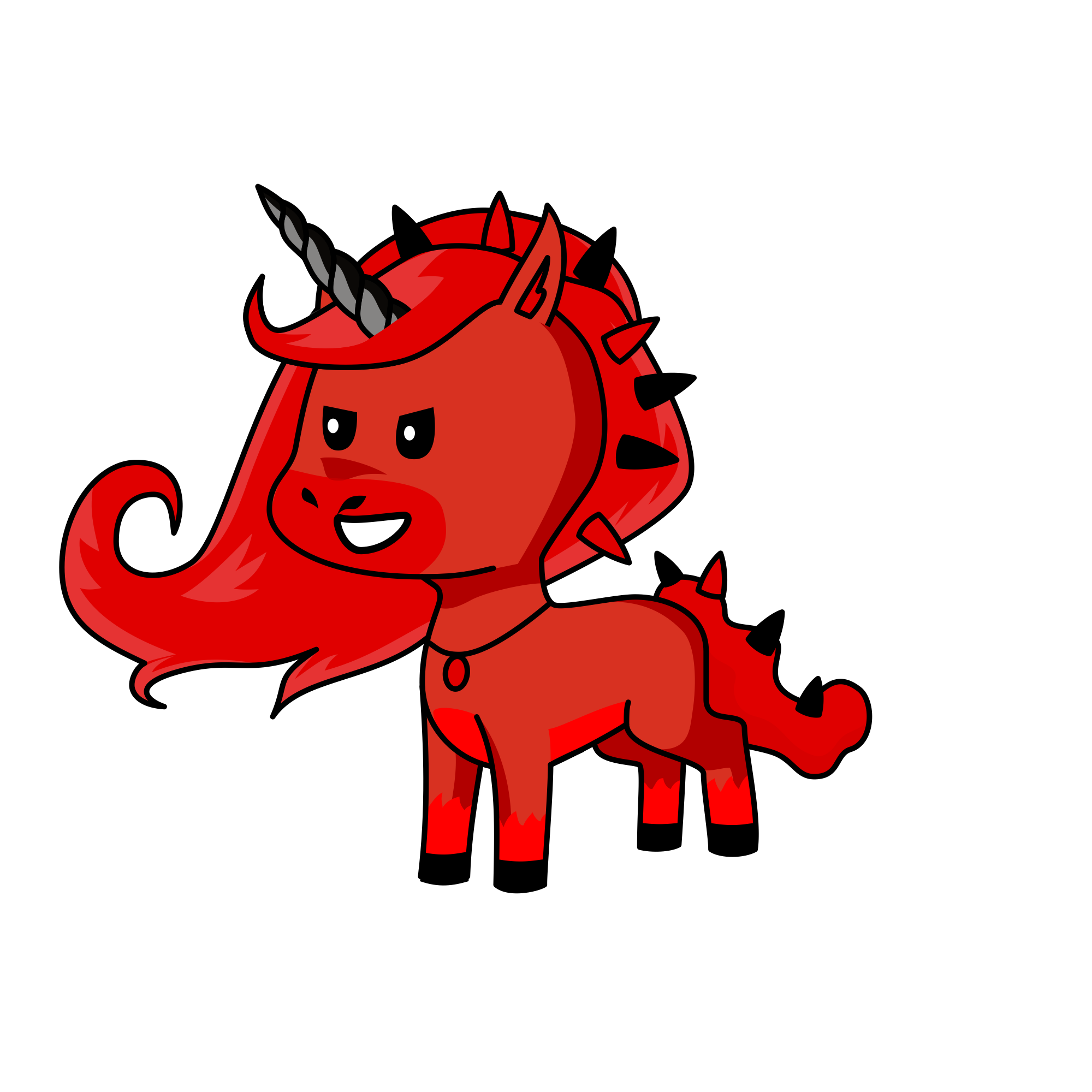 Devil 👿 , the unicorn