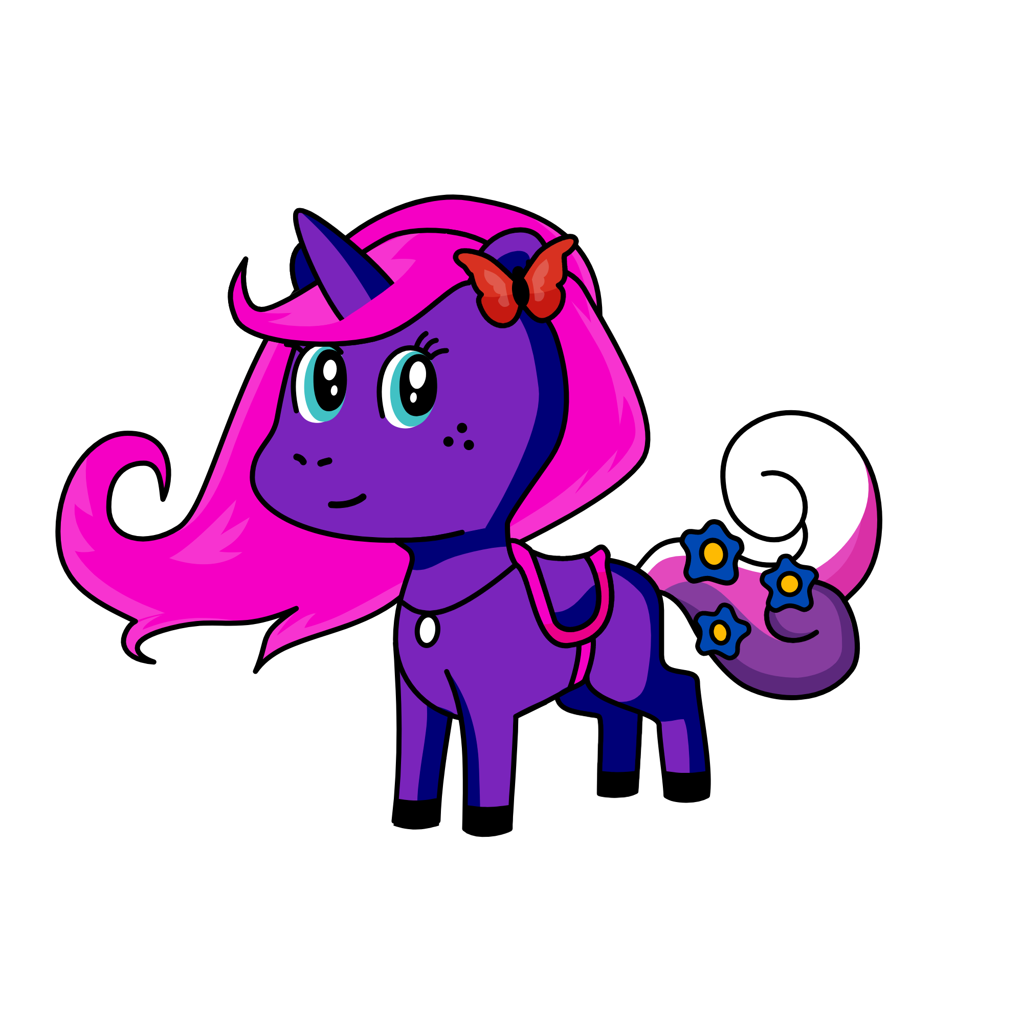 Maya, the unicorn