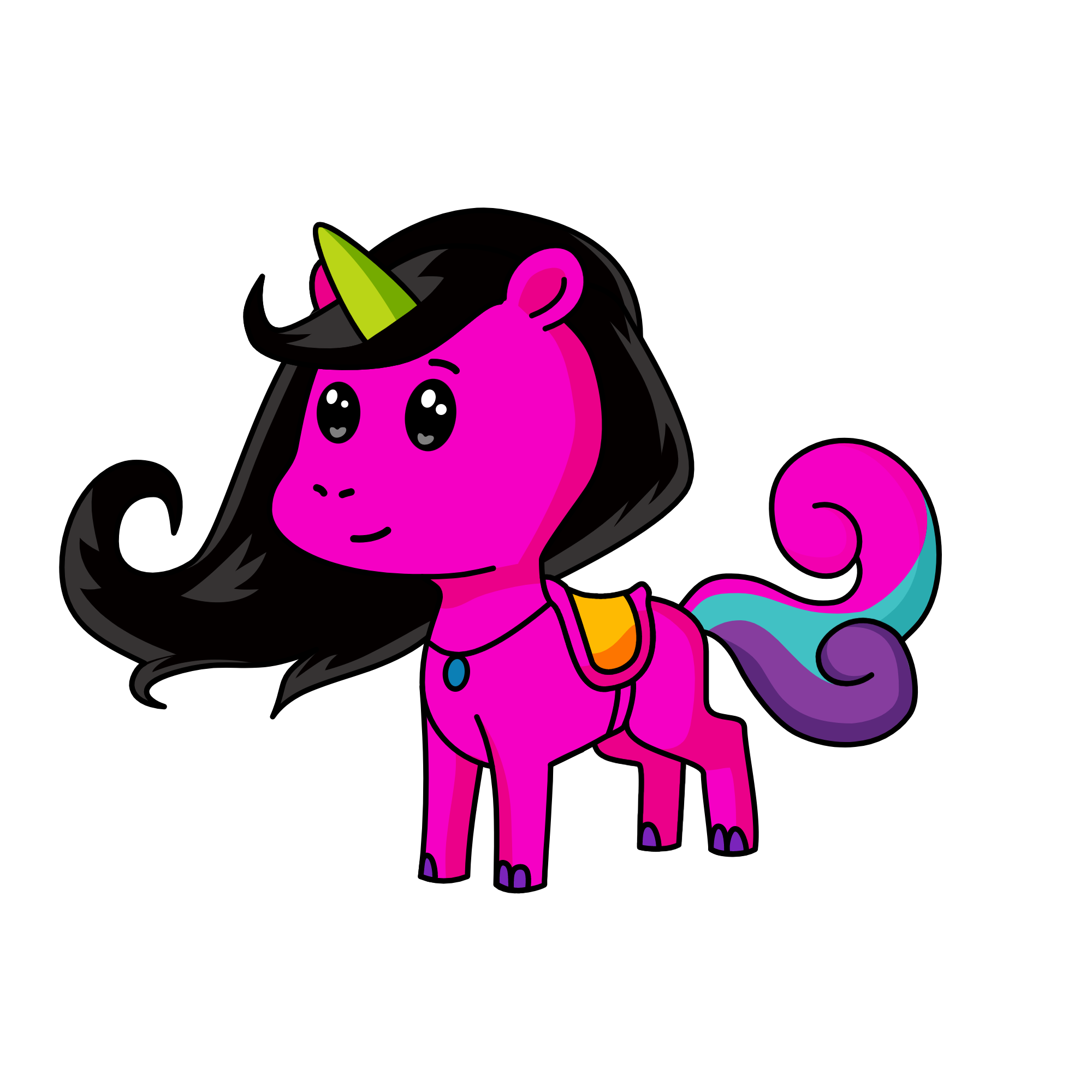 Addy, the unicorn