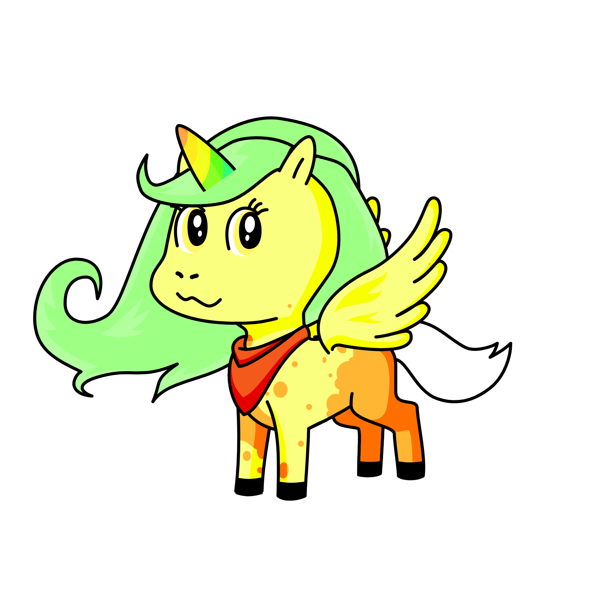 Down To Earth, the unicorn