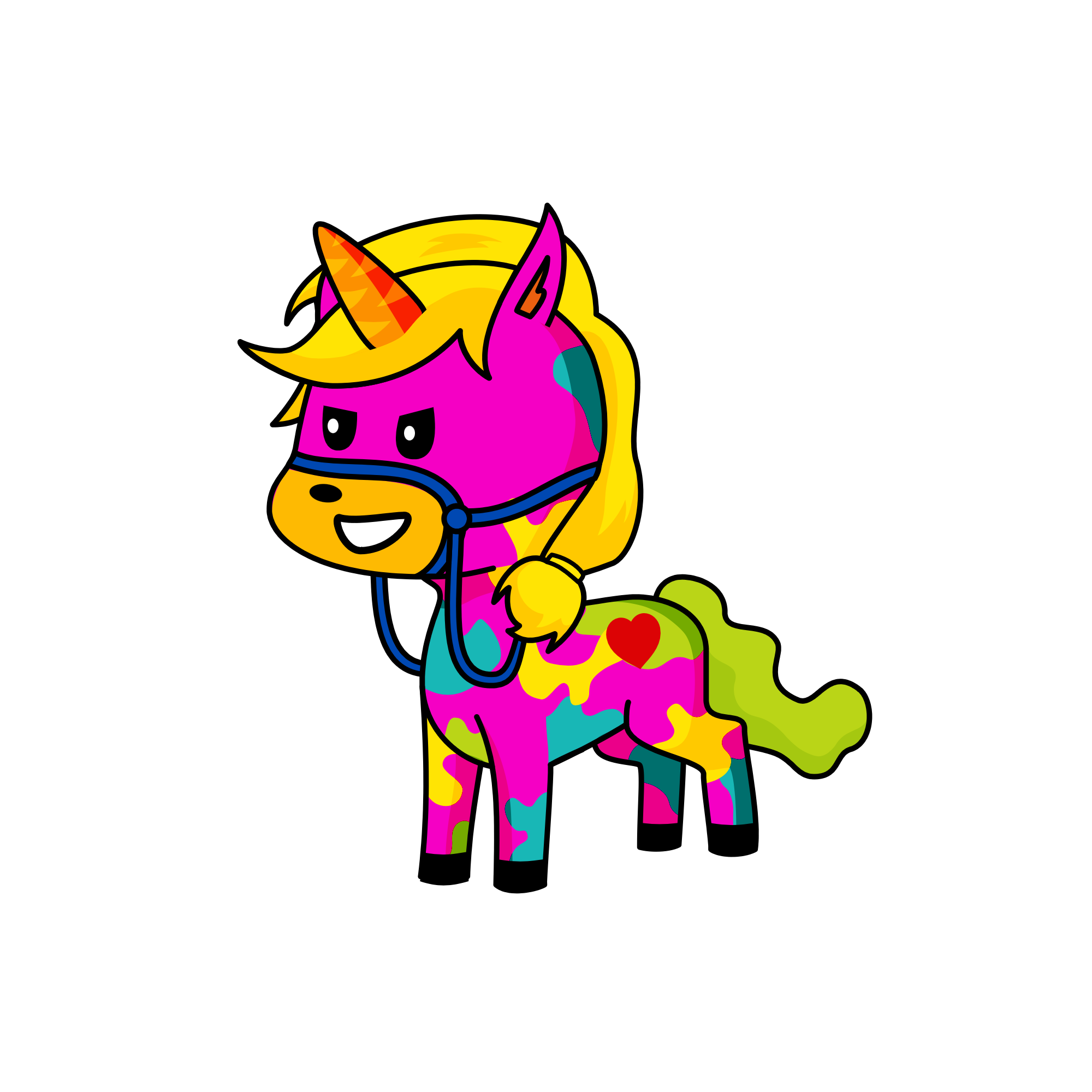 Next, the unicorn