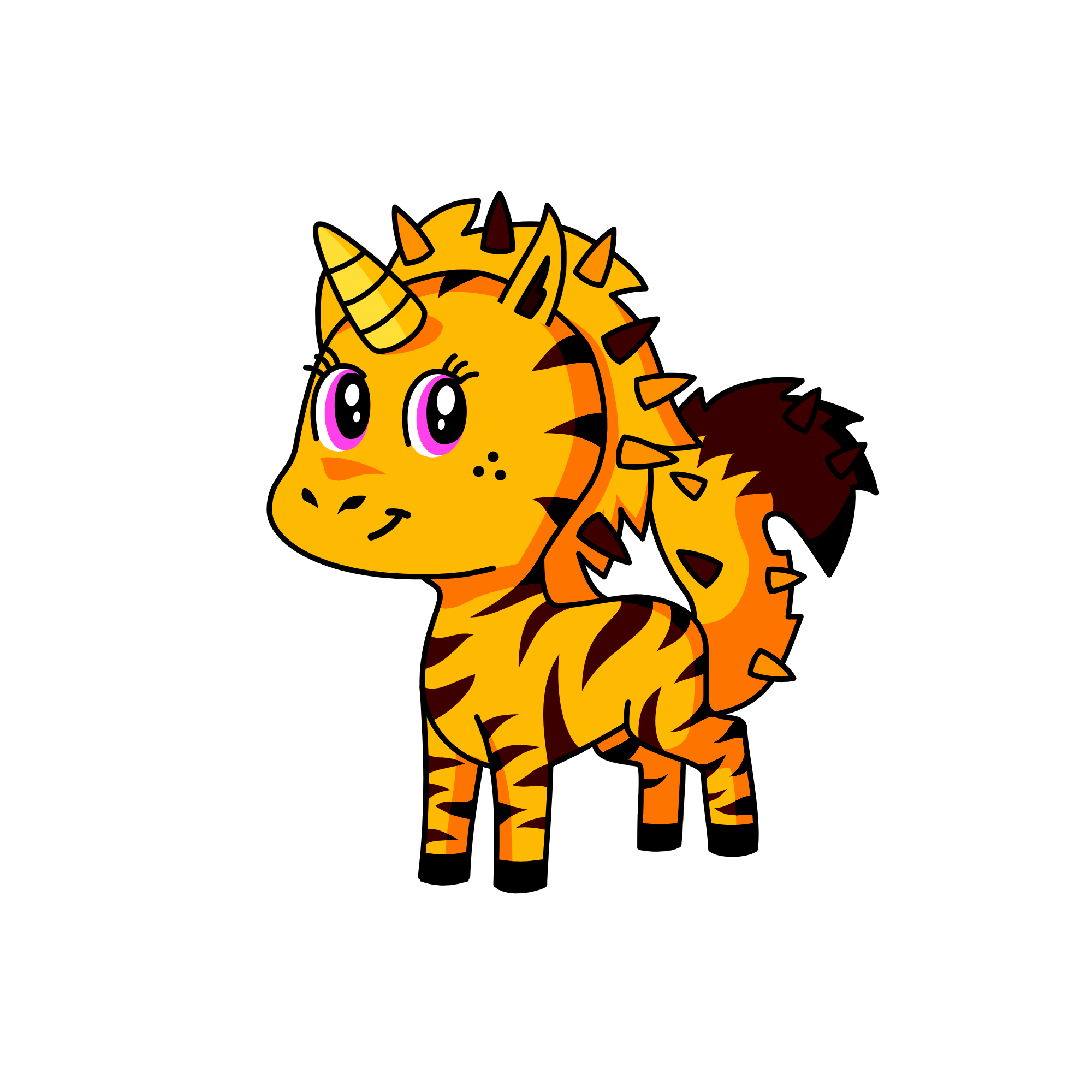 fox, the unicorn