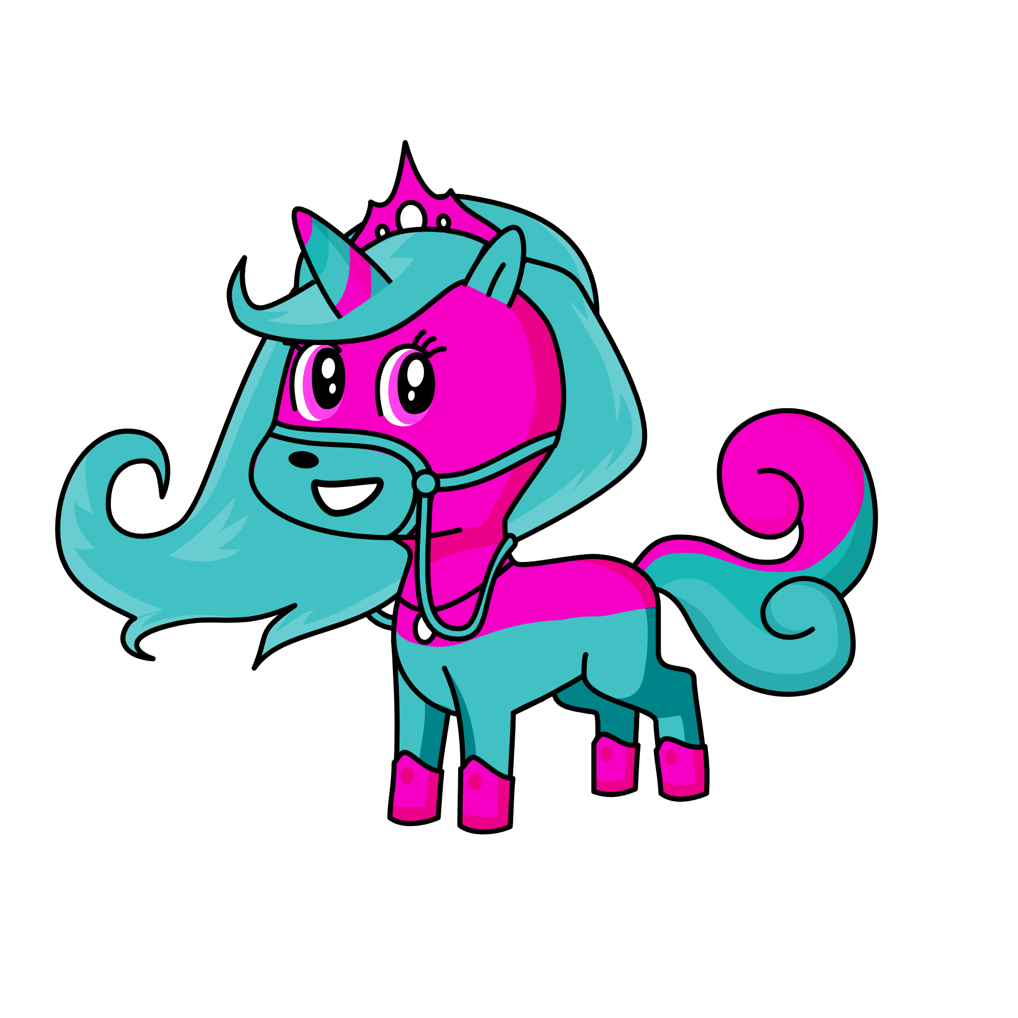 Mint, the unicorn