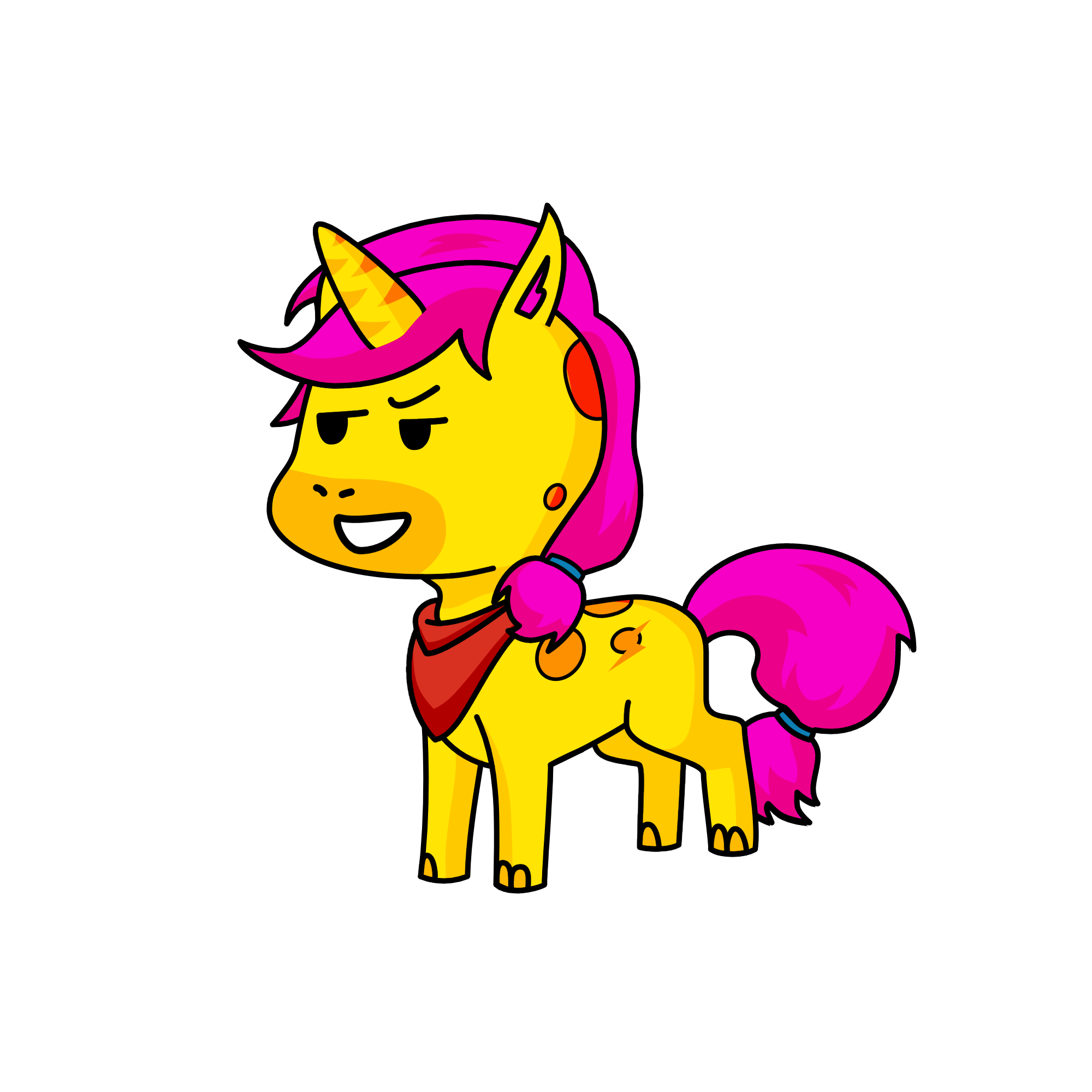 Sassy salle , the unicorn