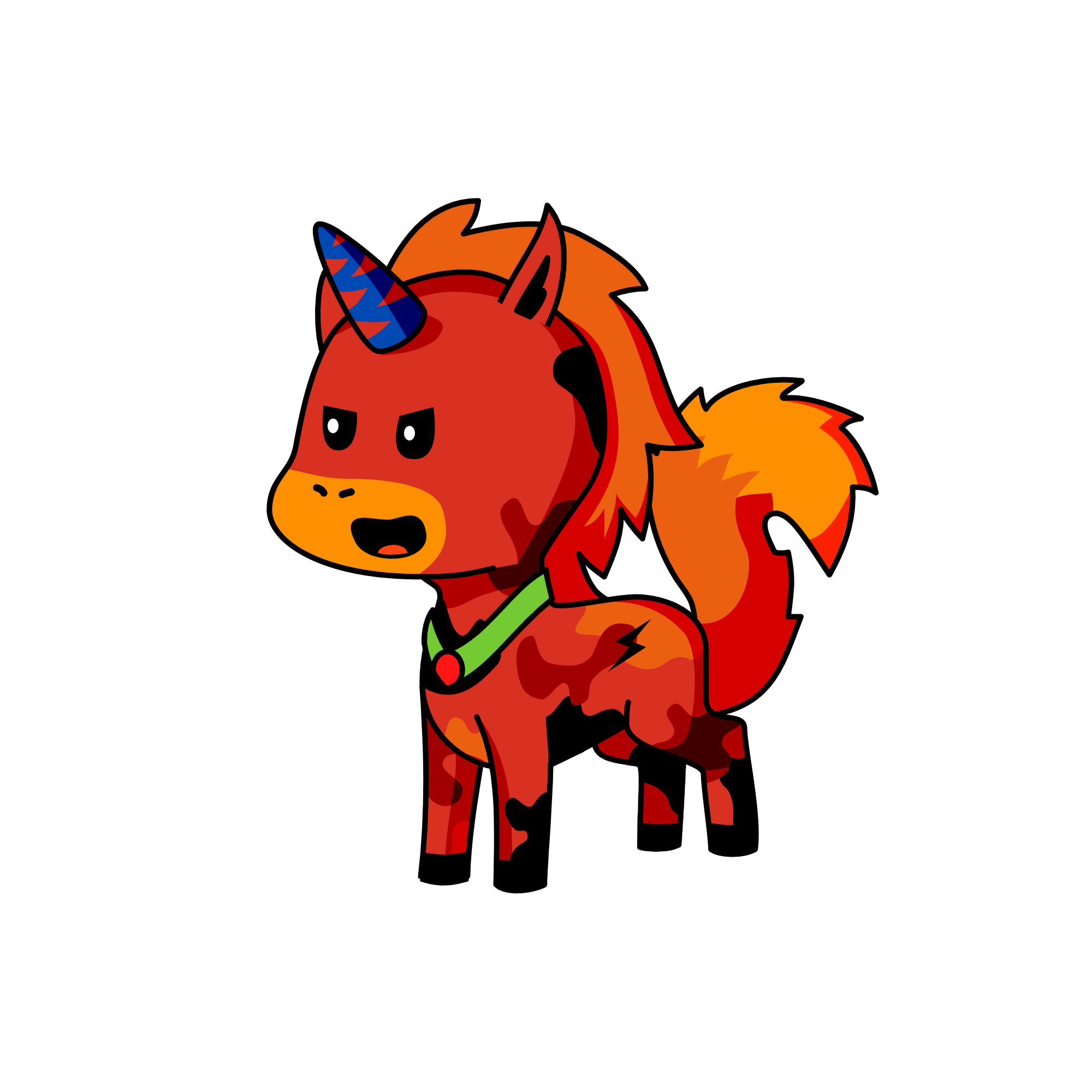 Flame!!!, the unicorn