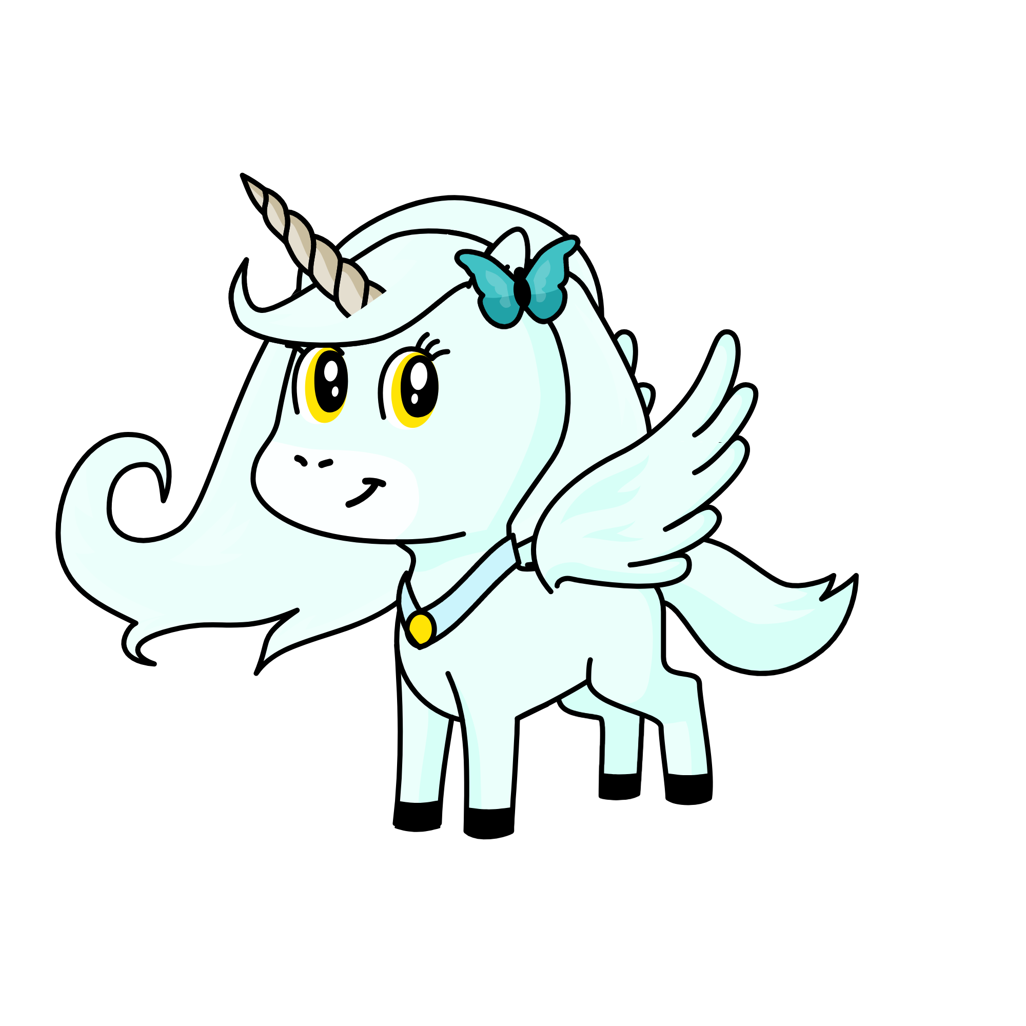Snowy, the unicorn