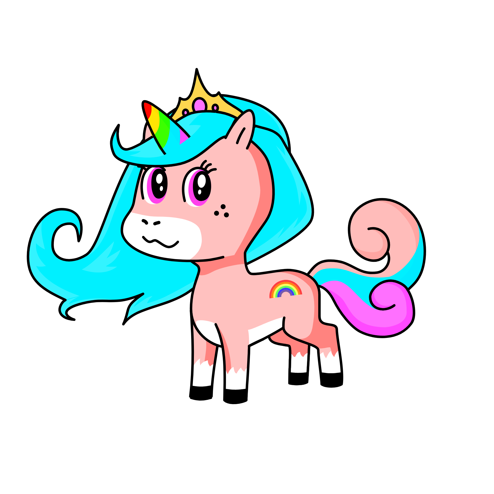 Cotton Corn, the unicorn