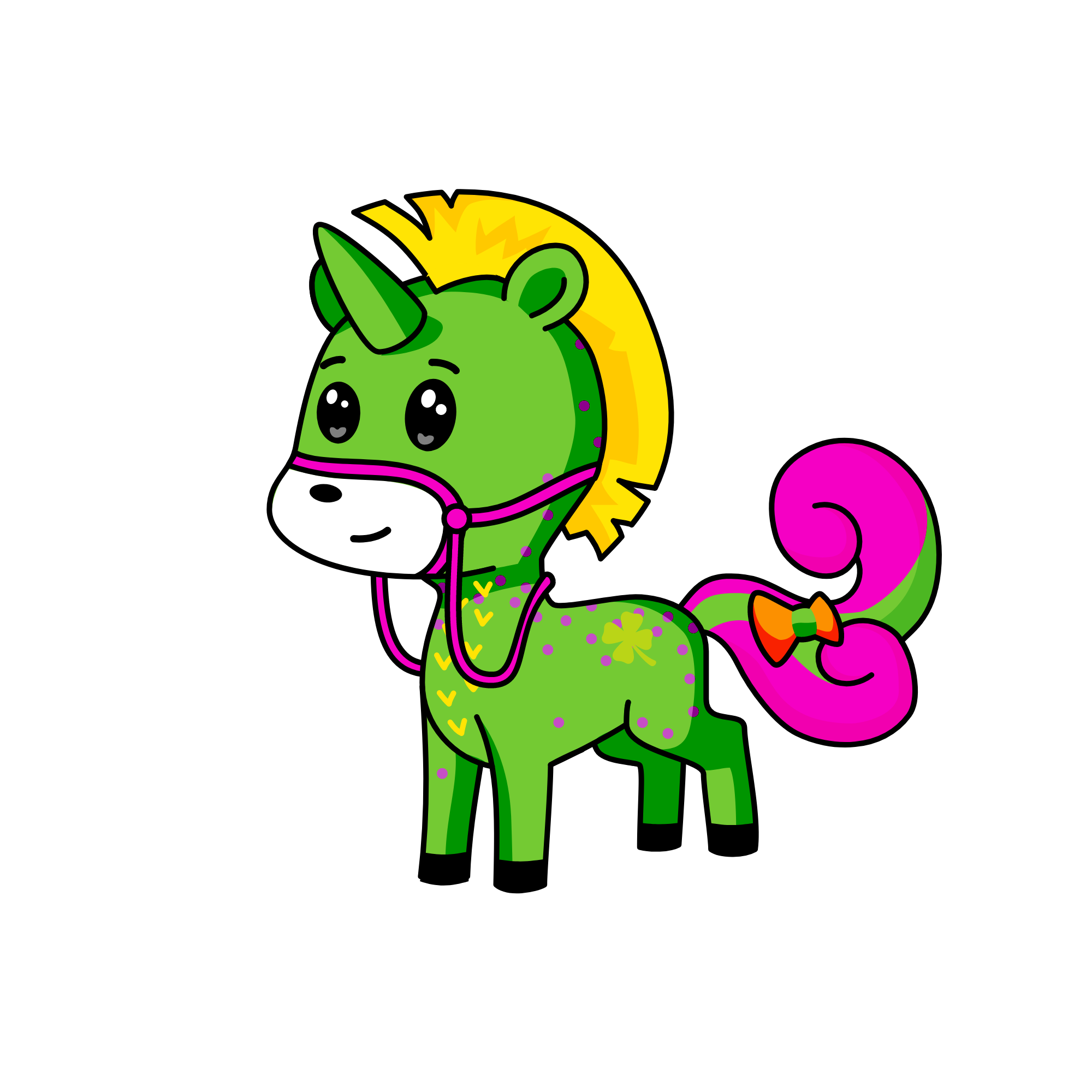 clover, the unicorn