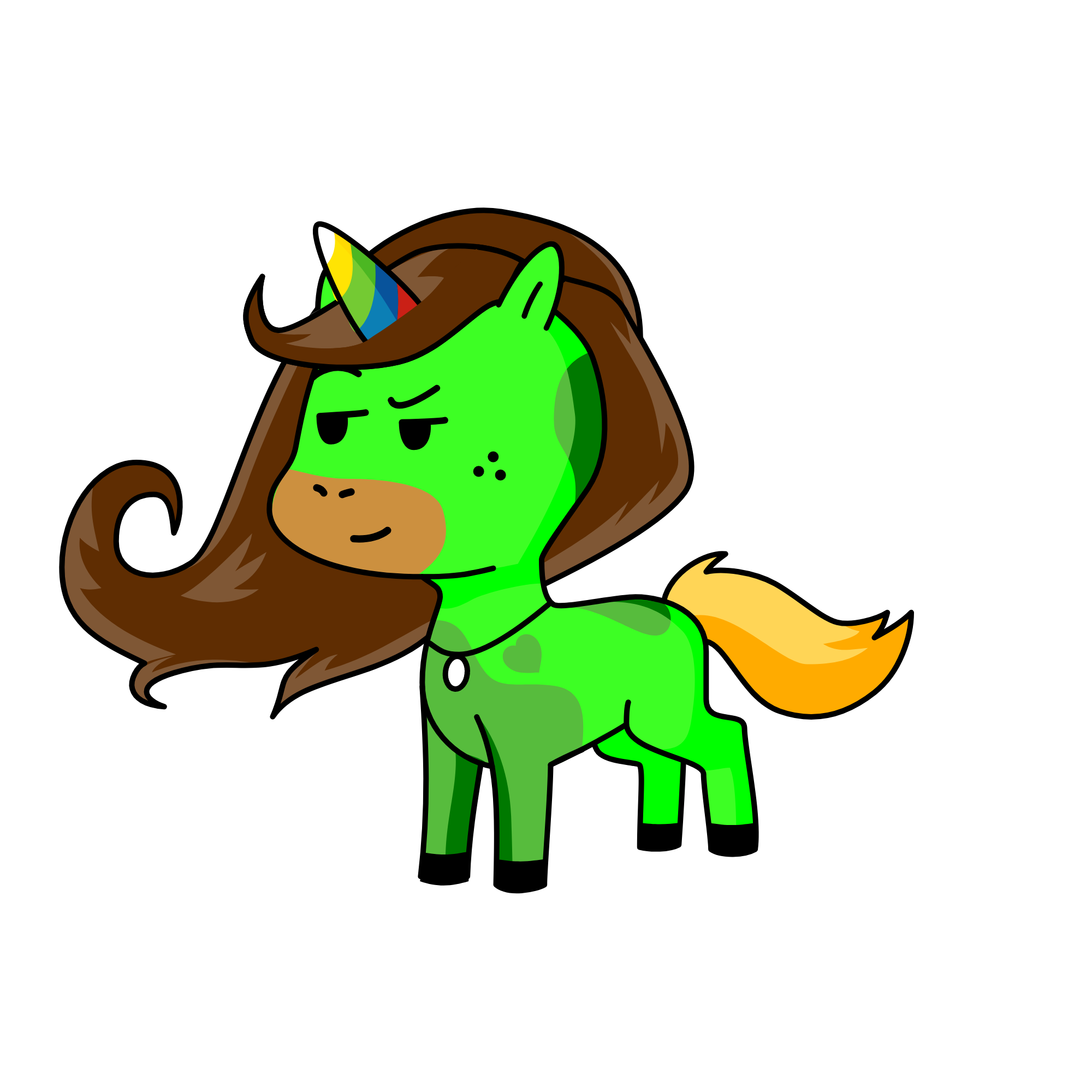 no one, the unicorn