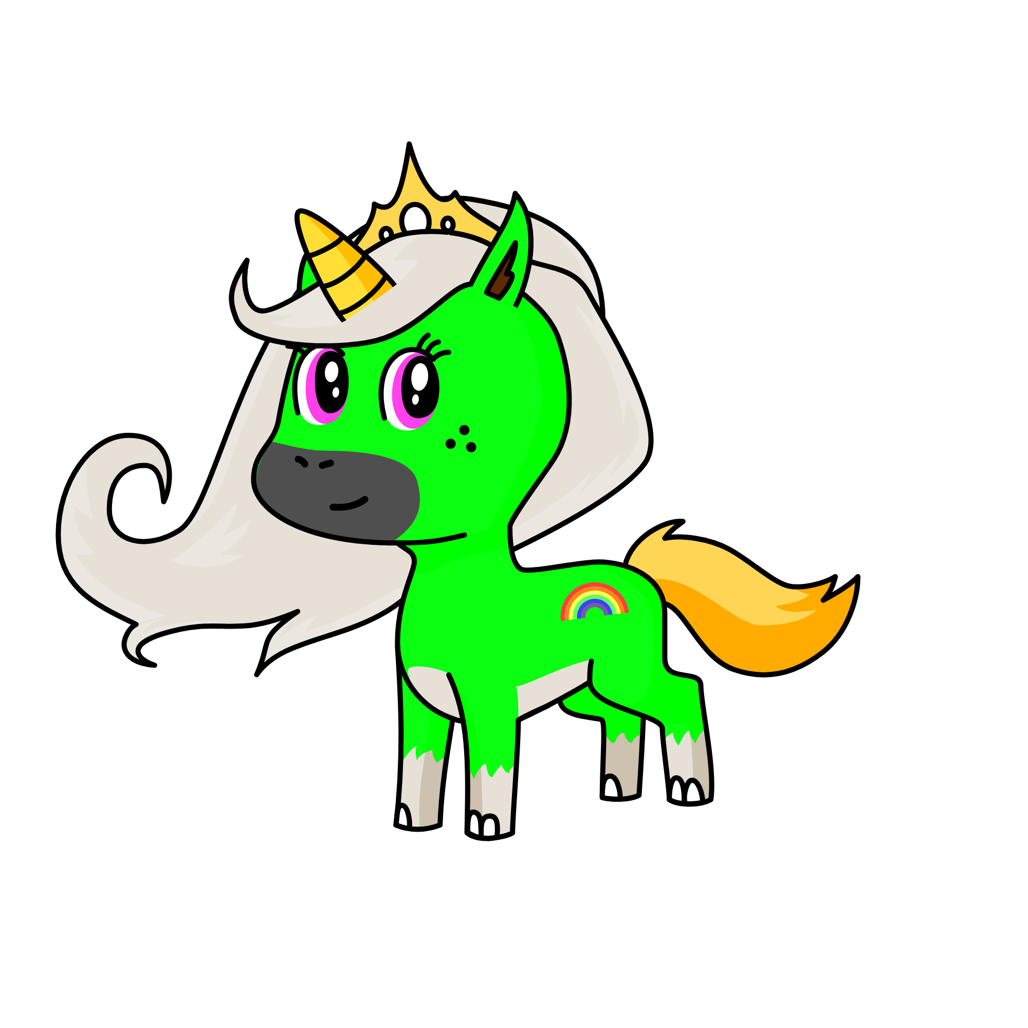 sun shine, the unicorn