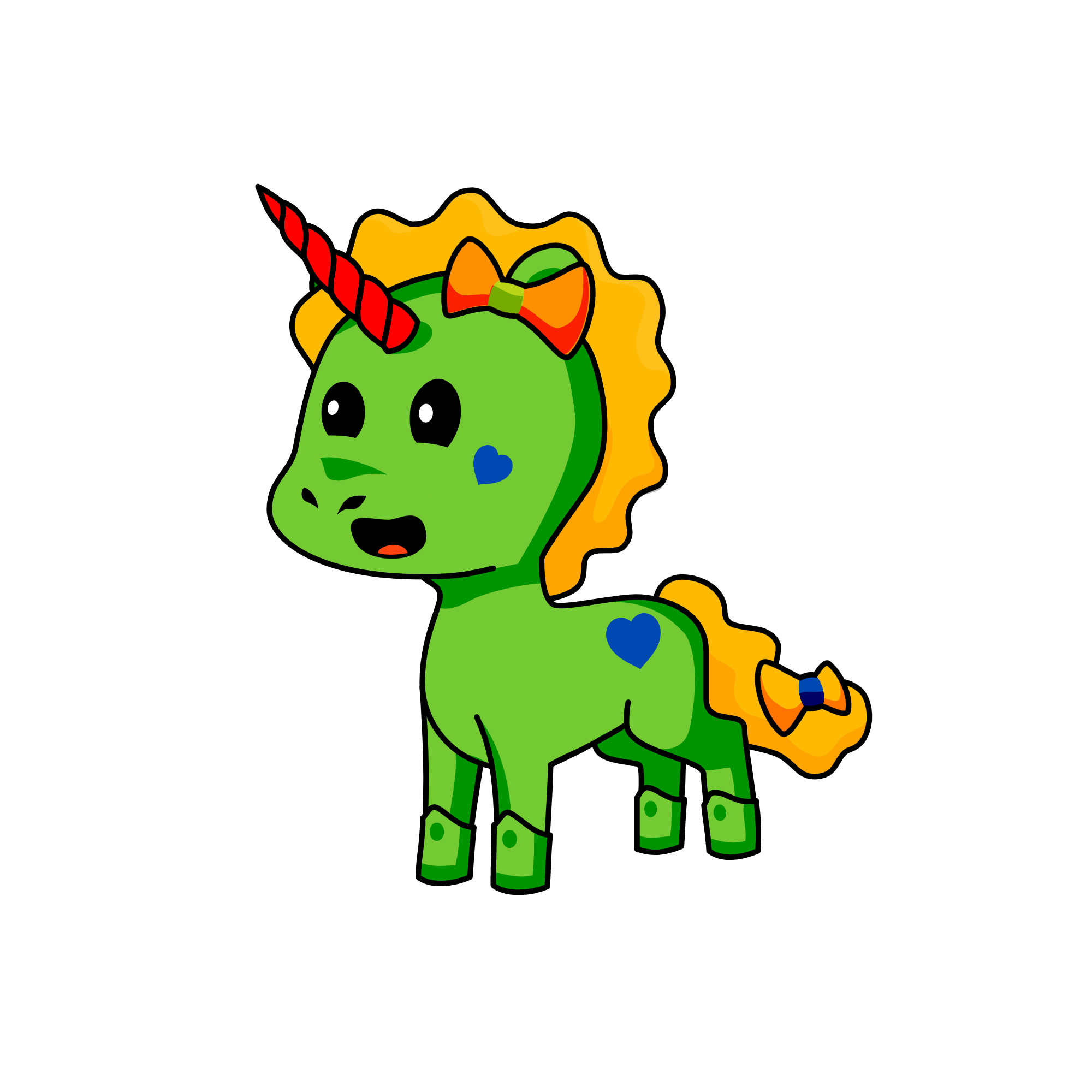 Milly, the unicorn