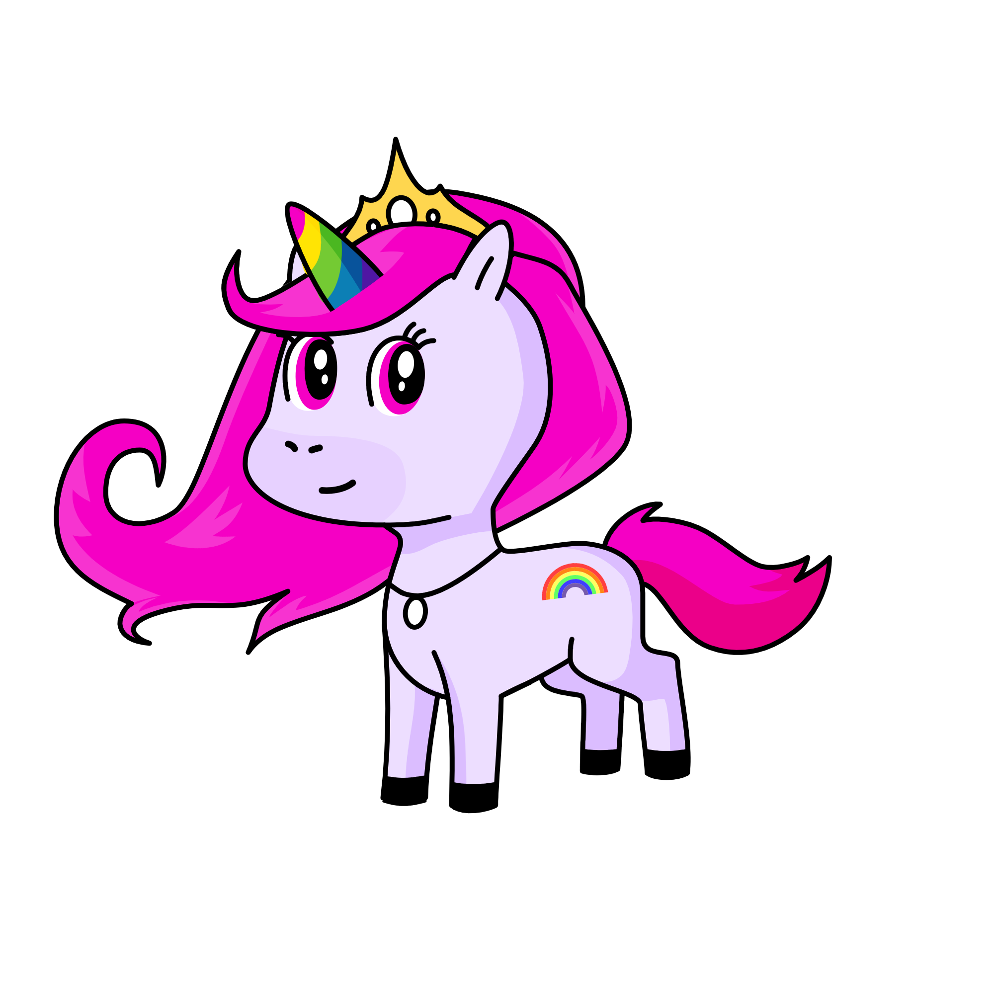 Sparkles , the unicorn