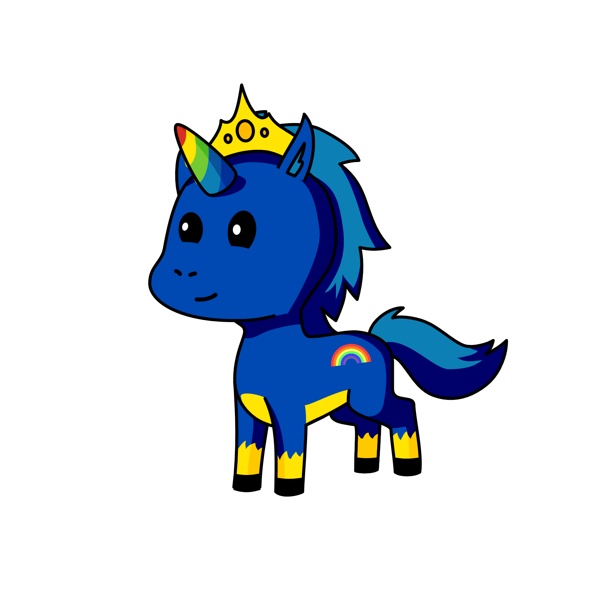 Princess Rainbow, the unicorn