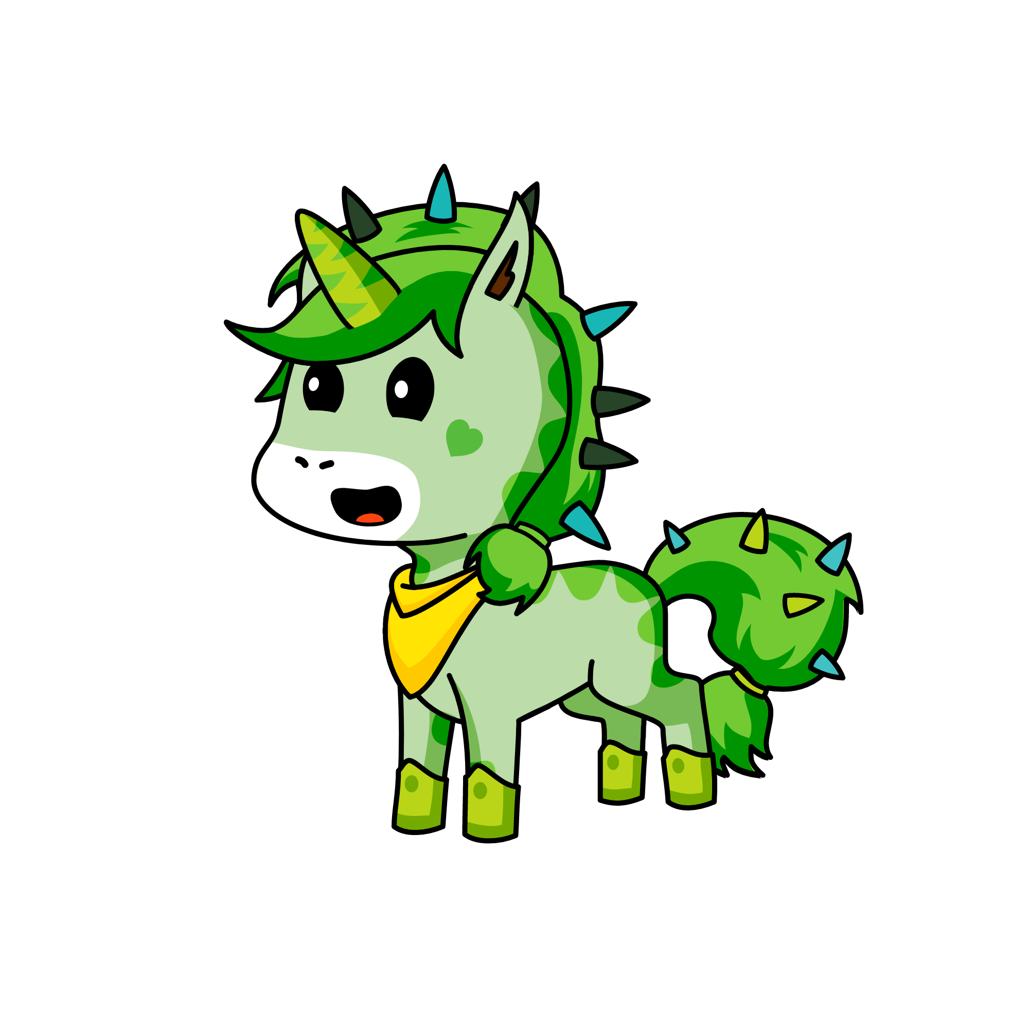 Earthina, the unicorn