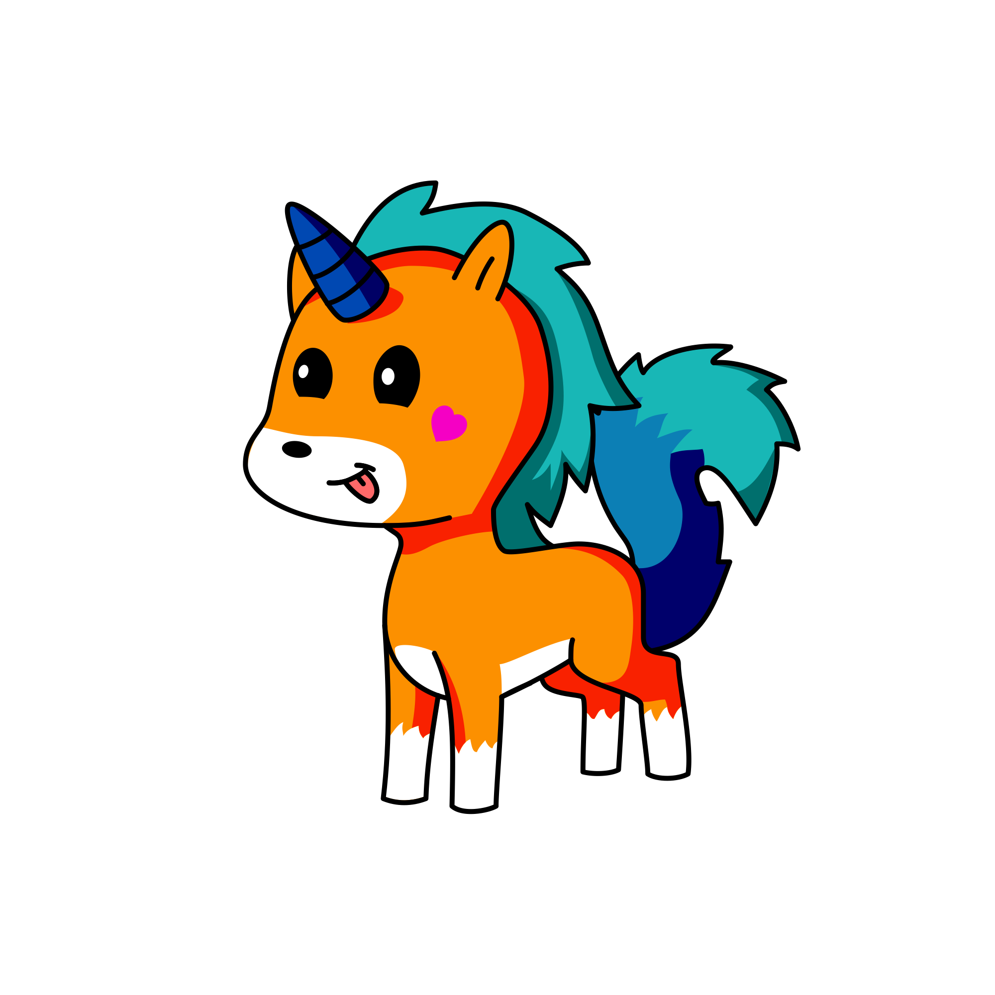 Vela princesa Yudy , the unicorn