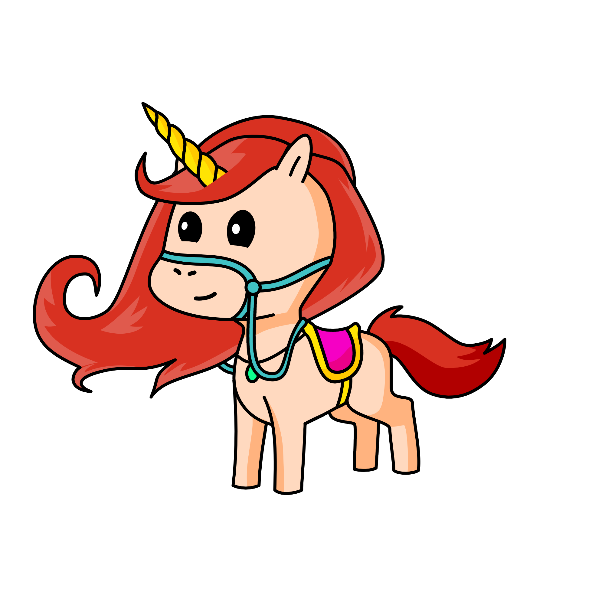 I lava you, the unicorn