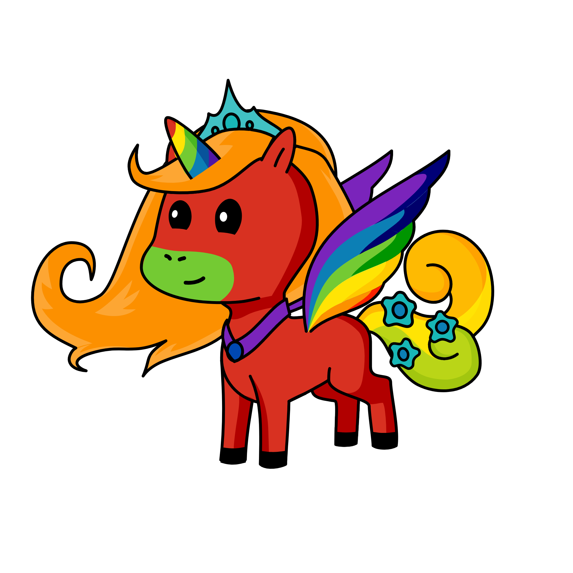 rainbow, the unicorn