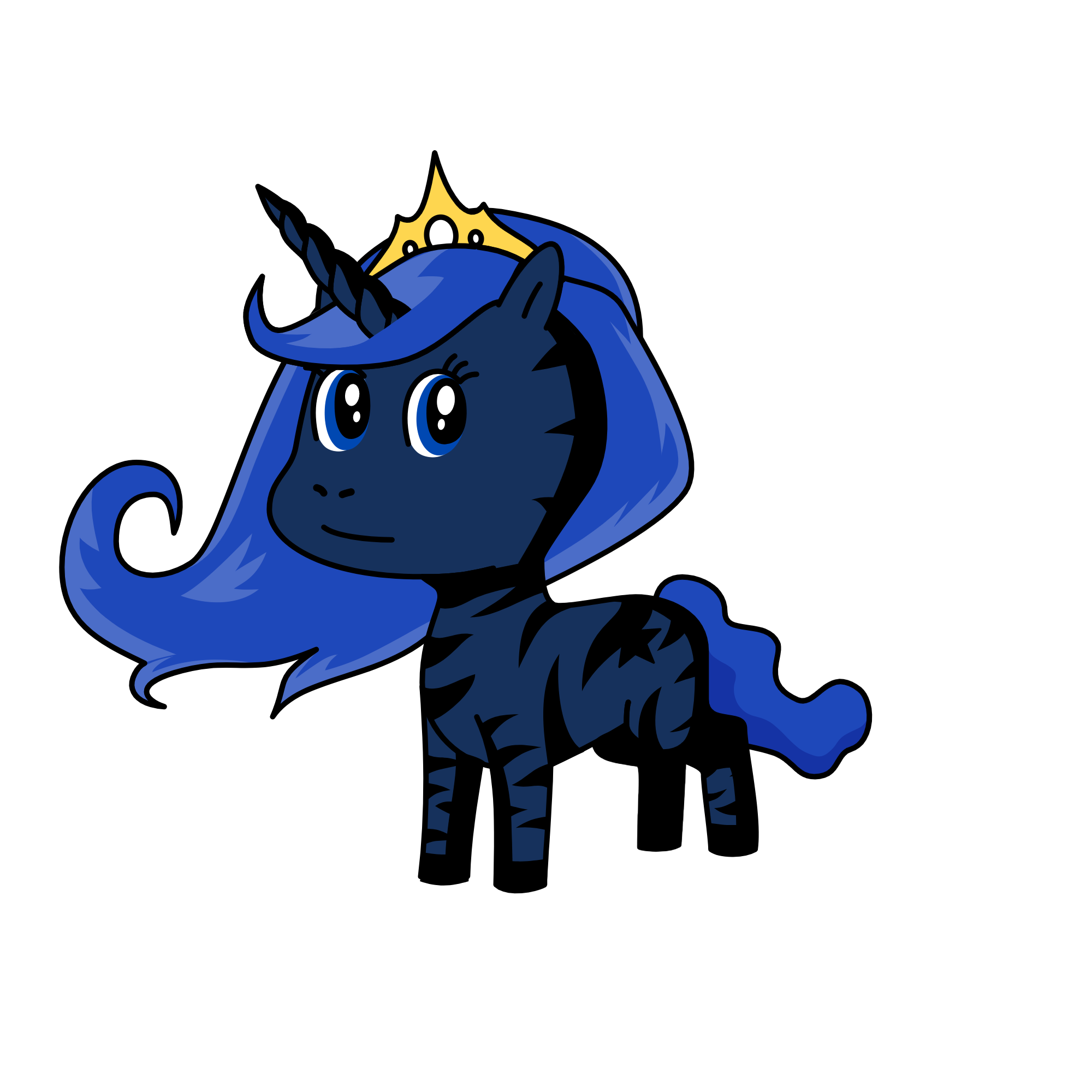 Princess Luna, the unicorn