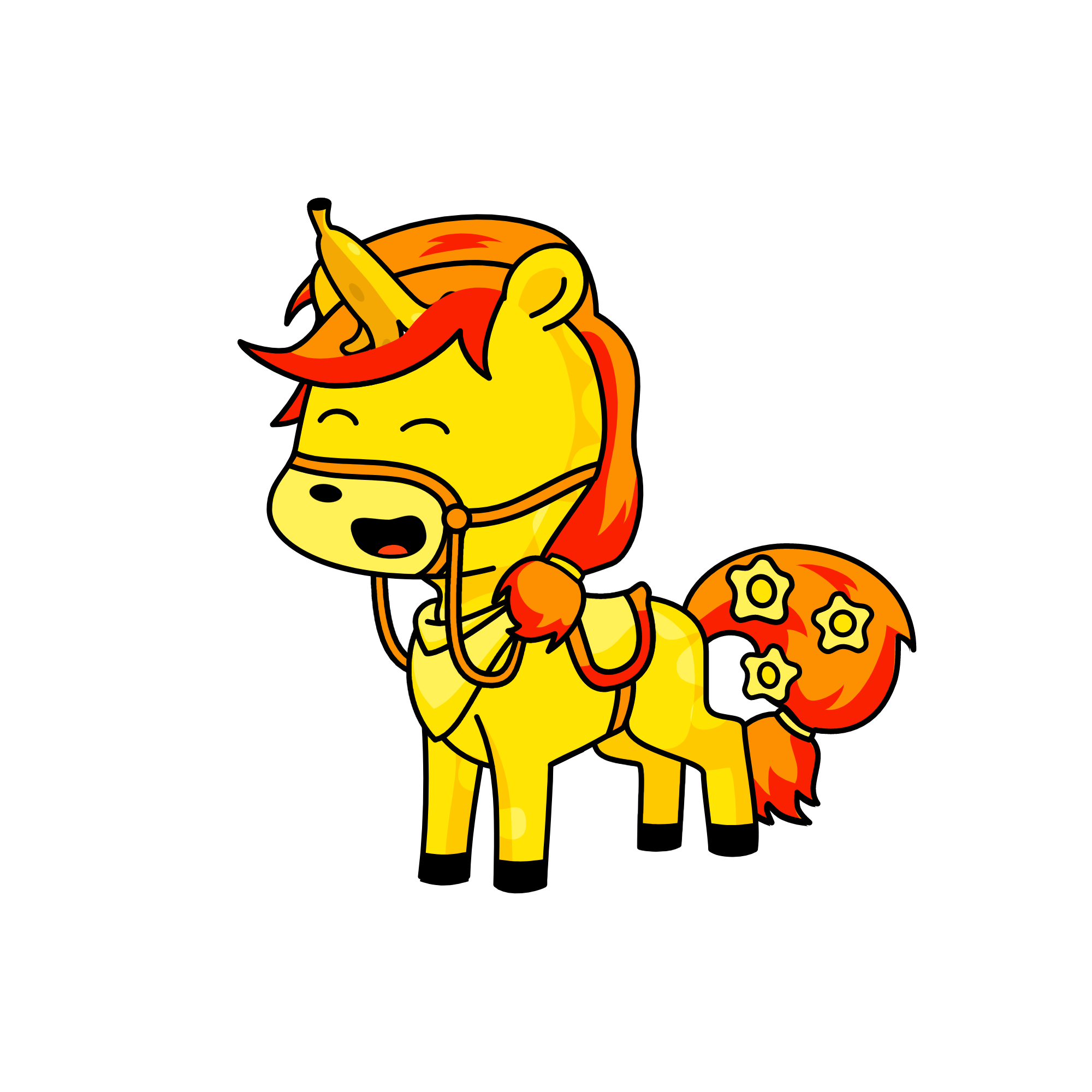 Banonino, the unicorn