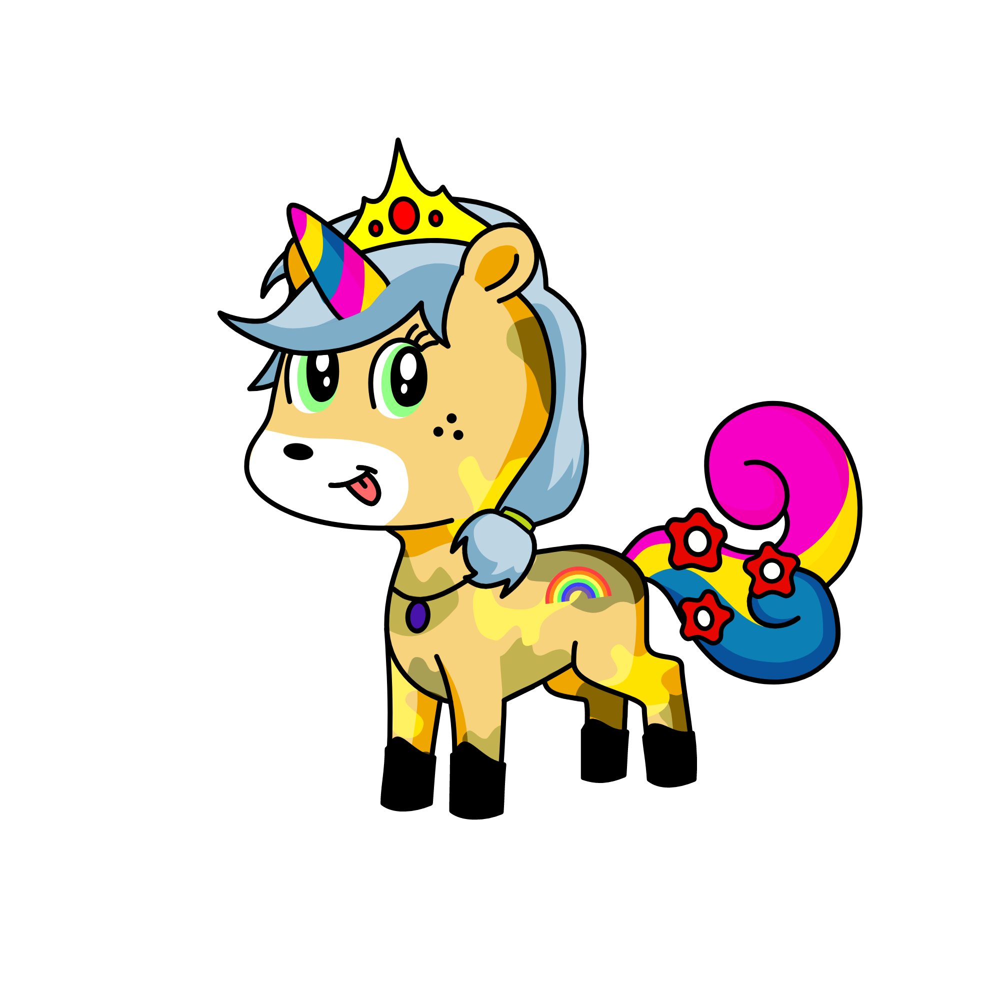 Aries, the unicorn
