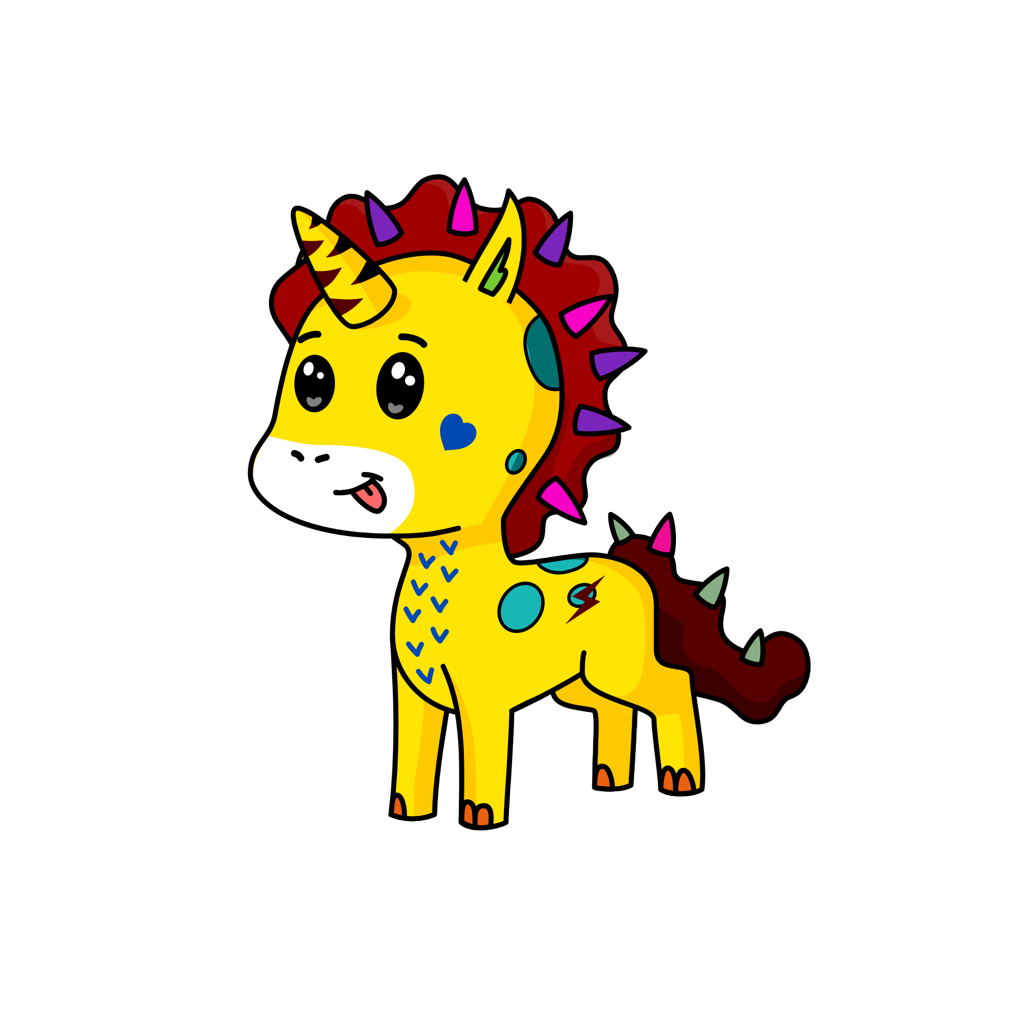 ROCK'N ROLL, the unicorn