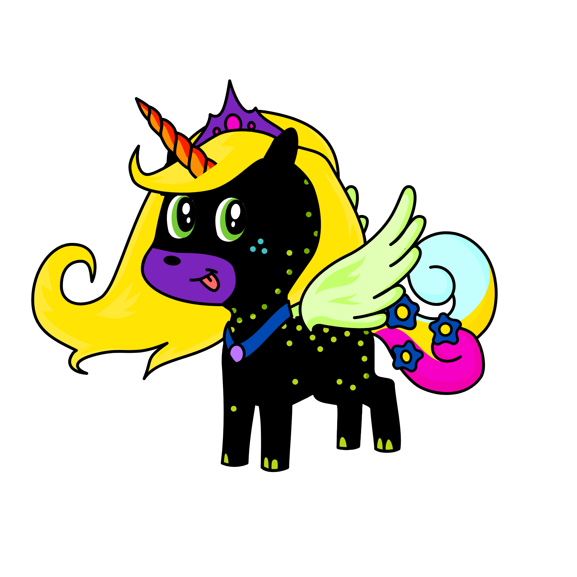 Bright Darkness, the unicorn