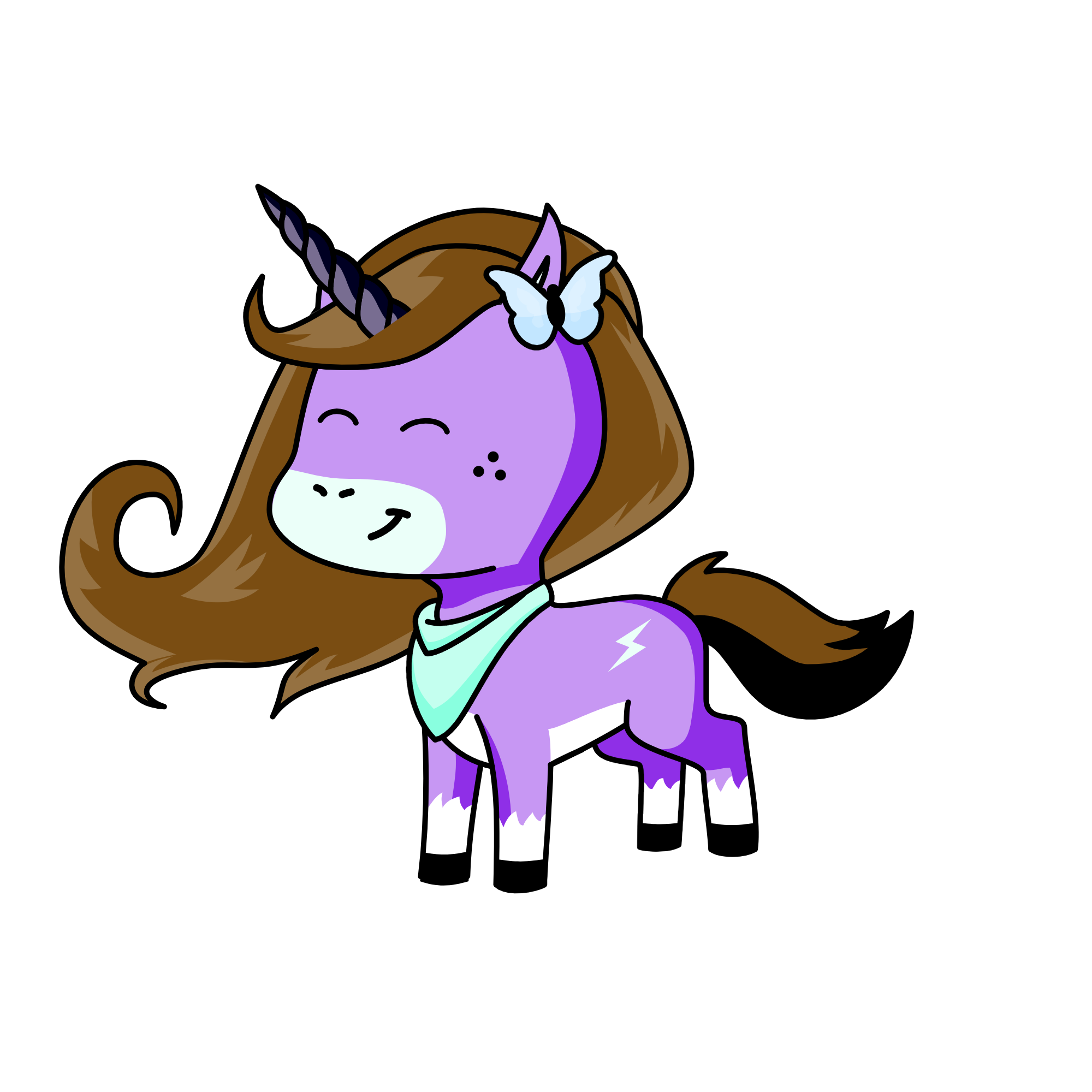 Sky, the unicorn