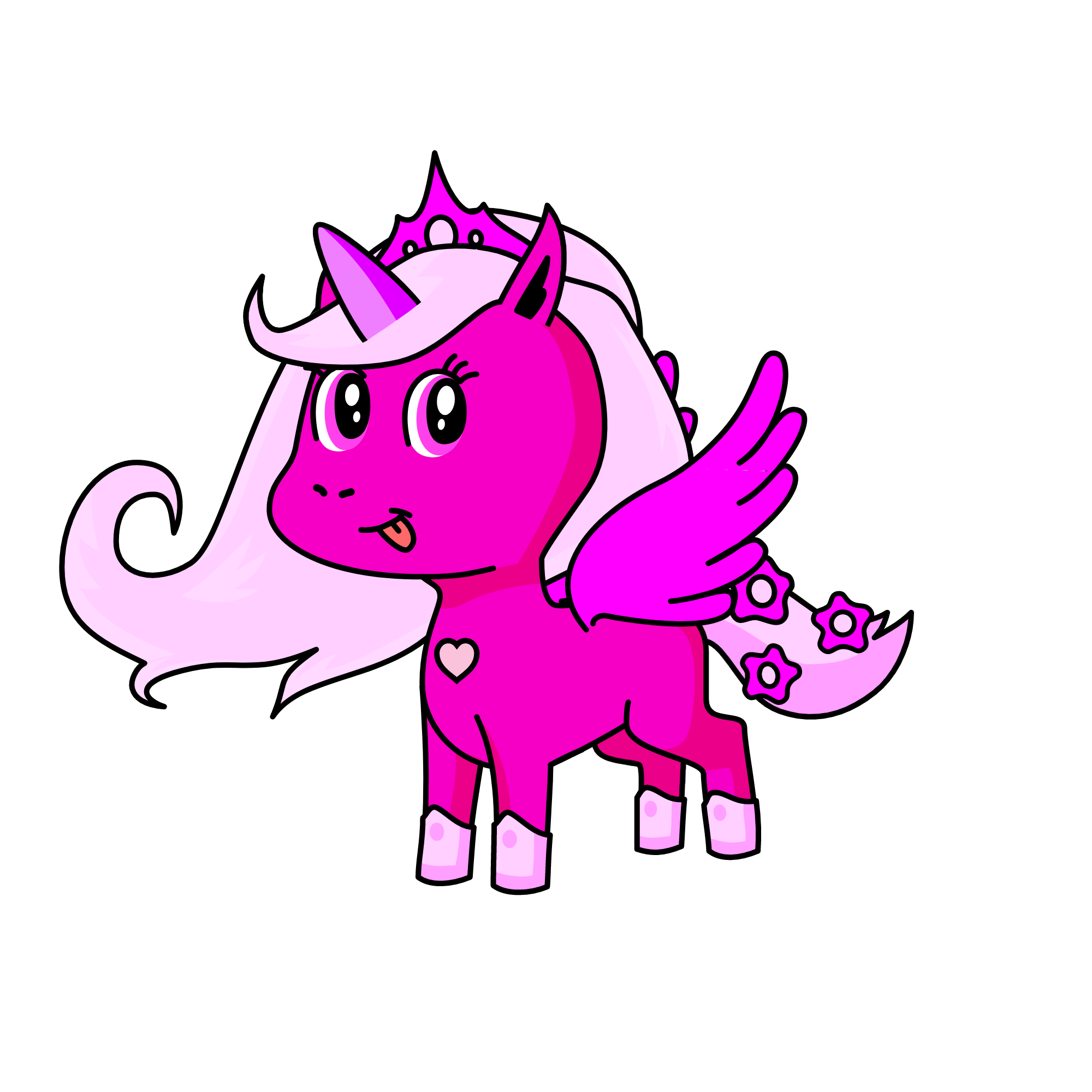 heart, the unicorn