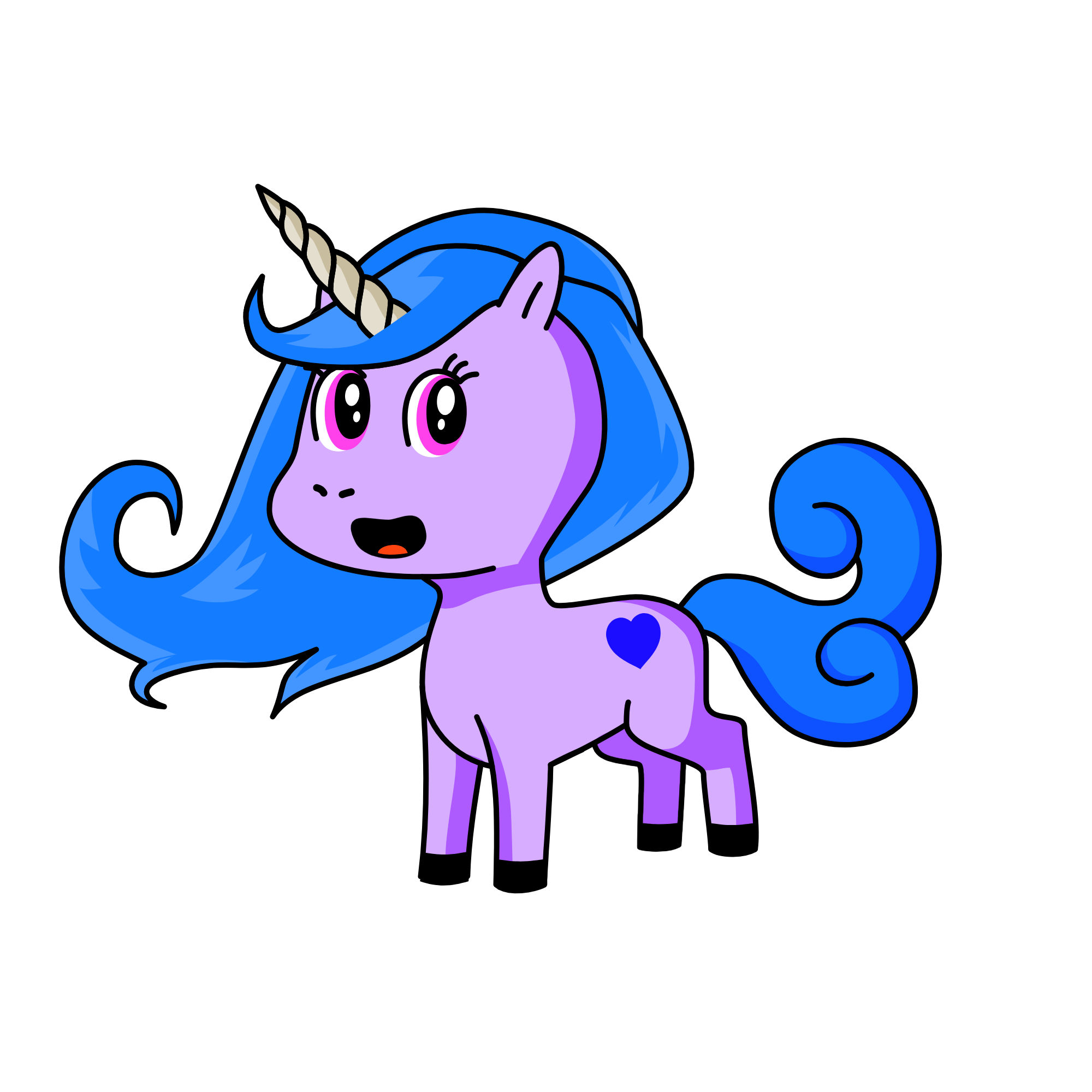 IZZY, the unicorn