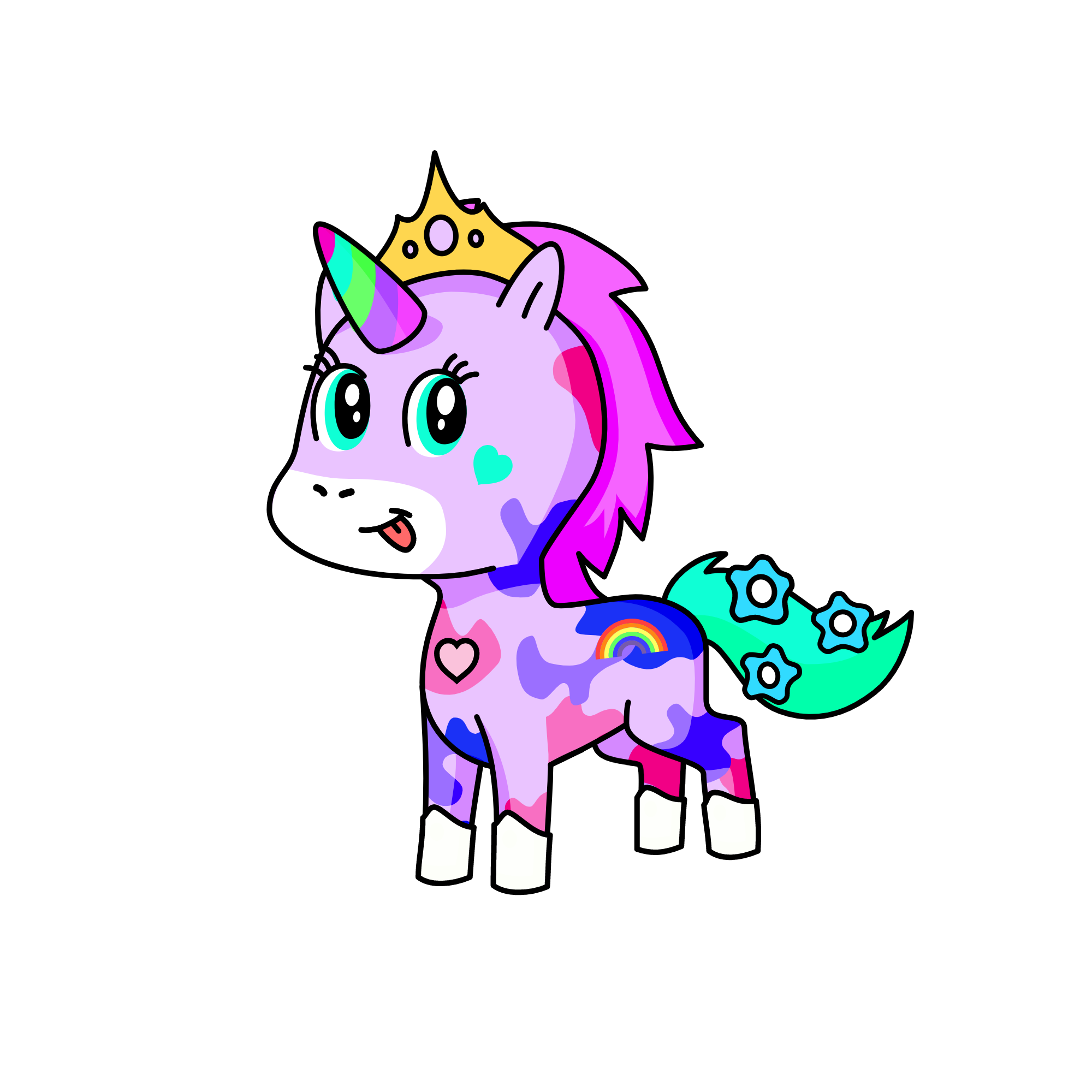 Bowie, the unicorn