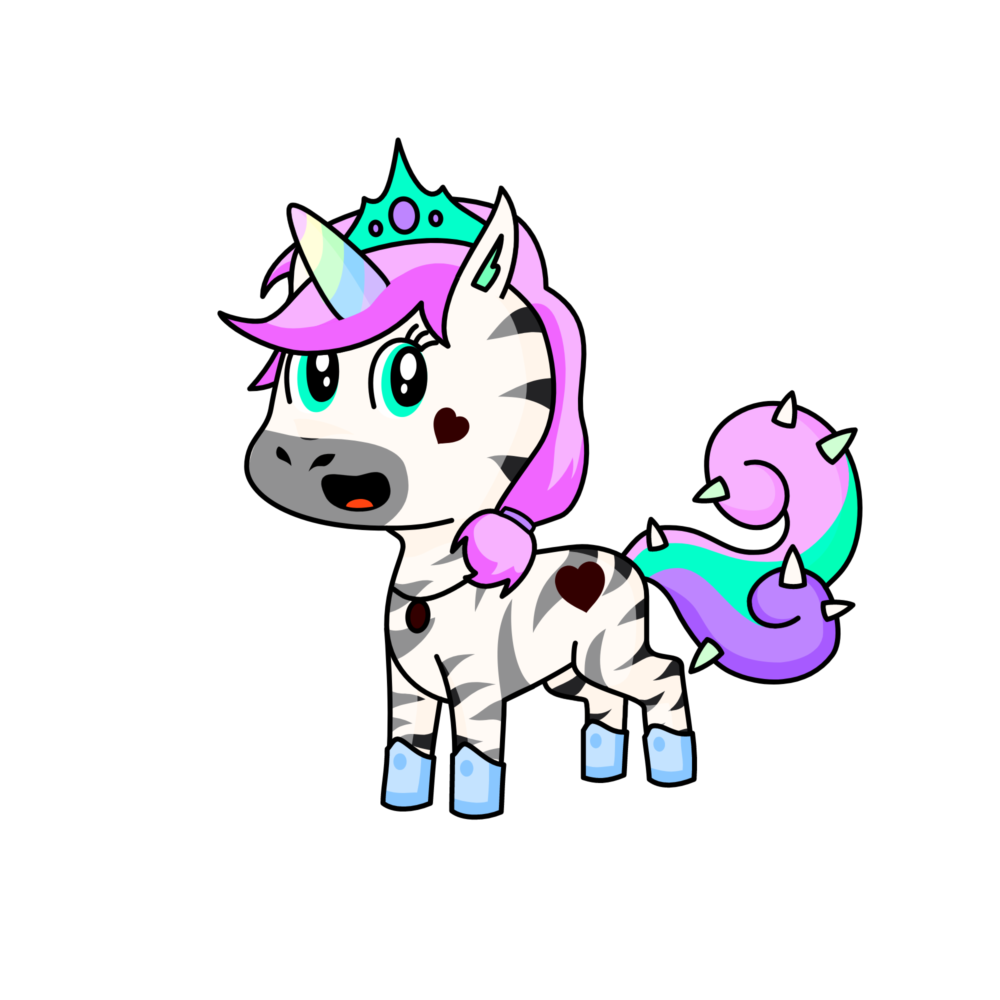Raynbo, the unicorn