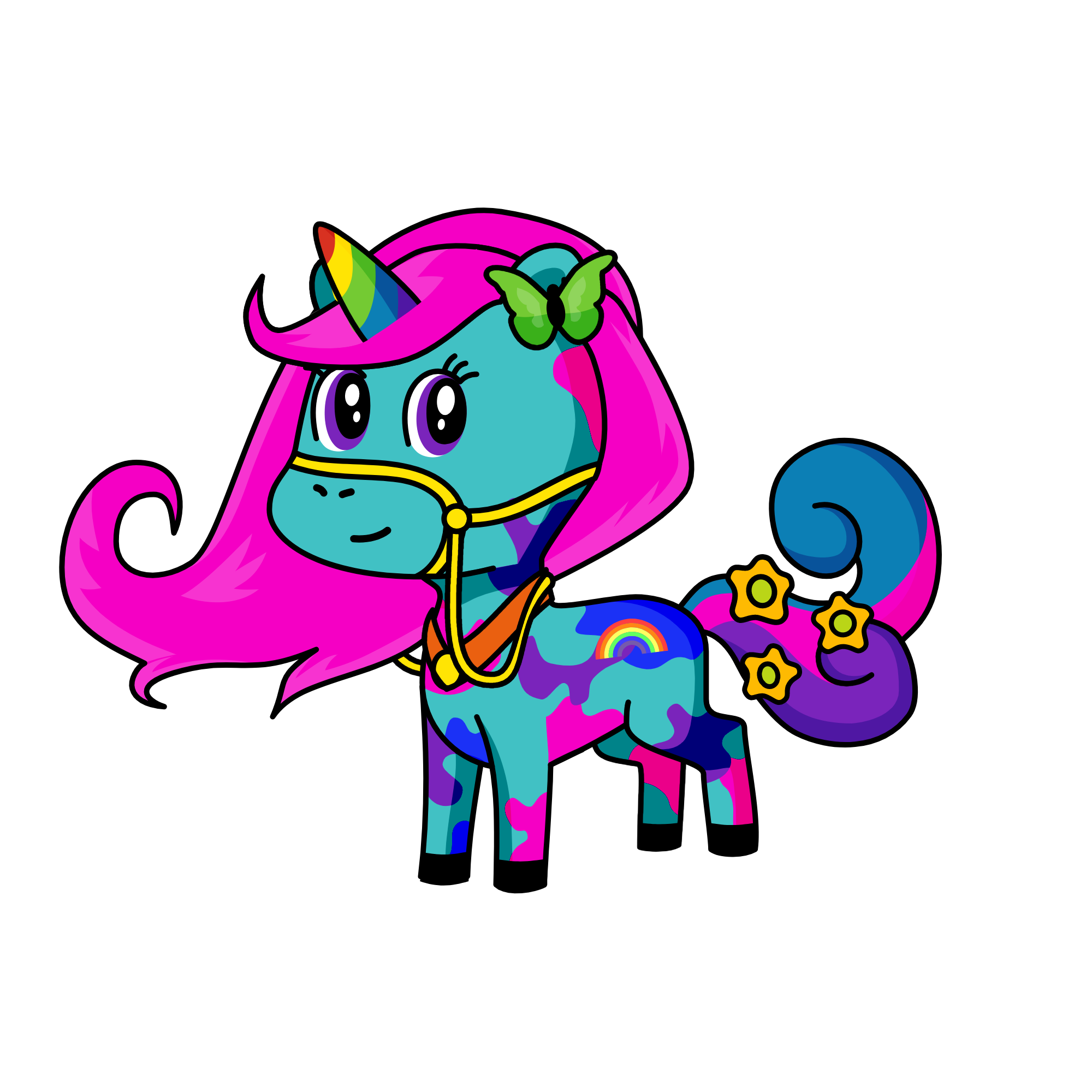 rainbow, the unicorn