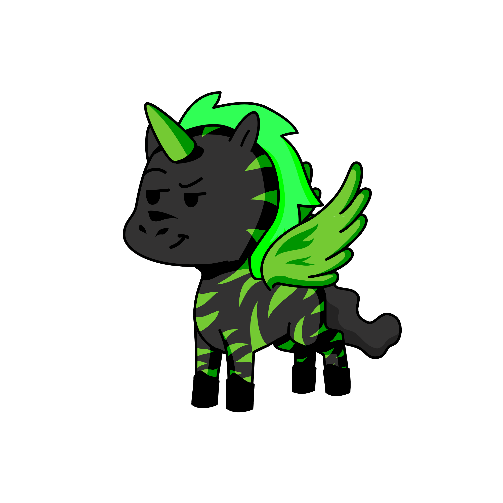 cat noir , the unicorn