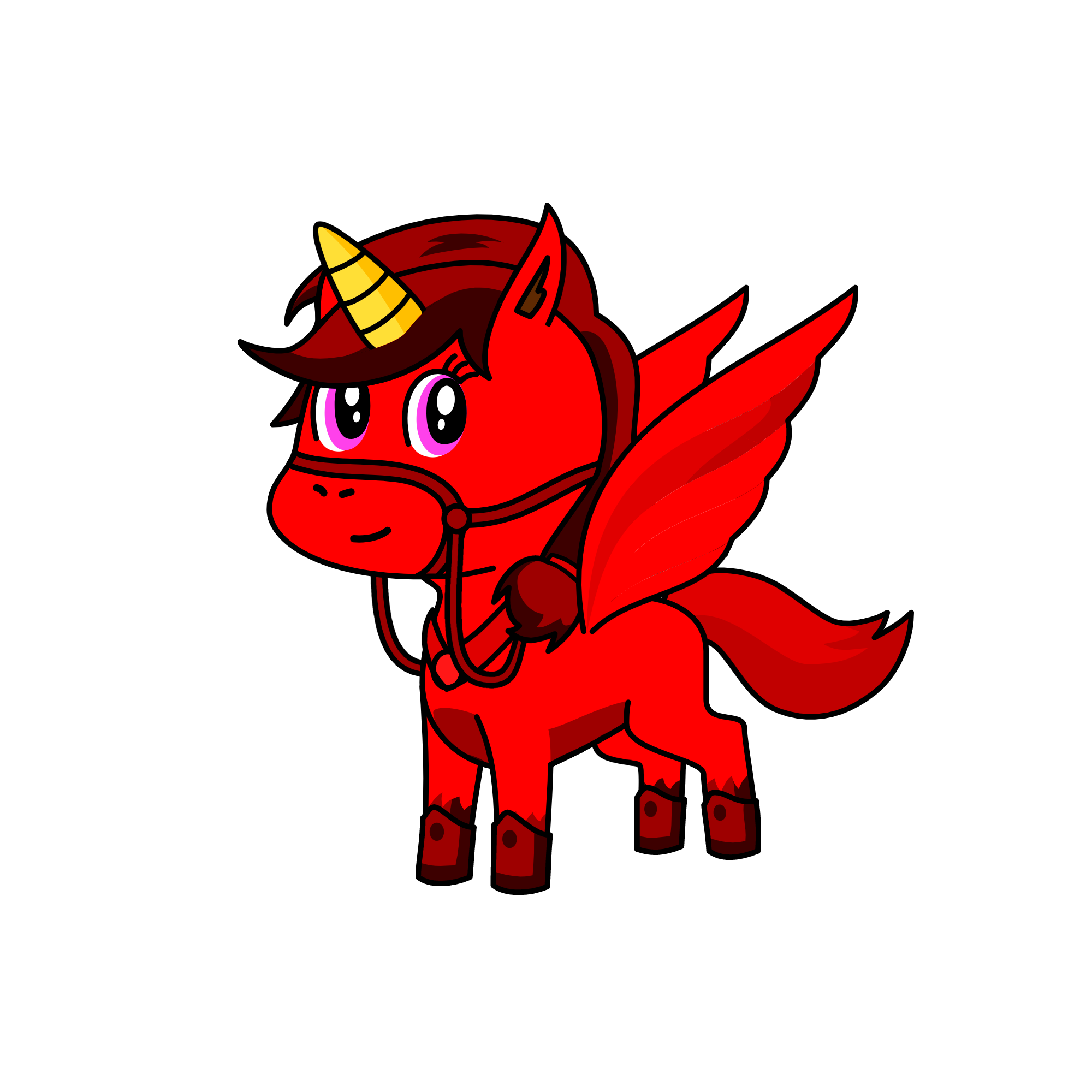 strawberry, the unicorn