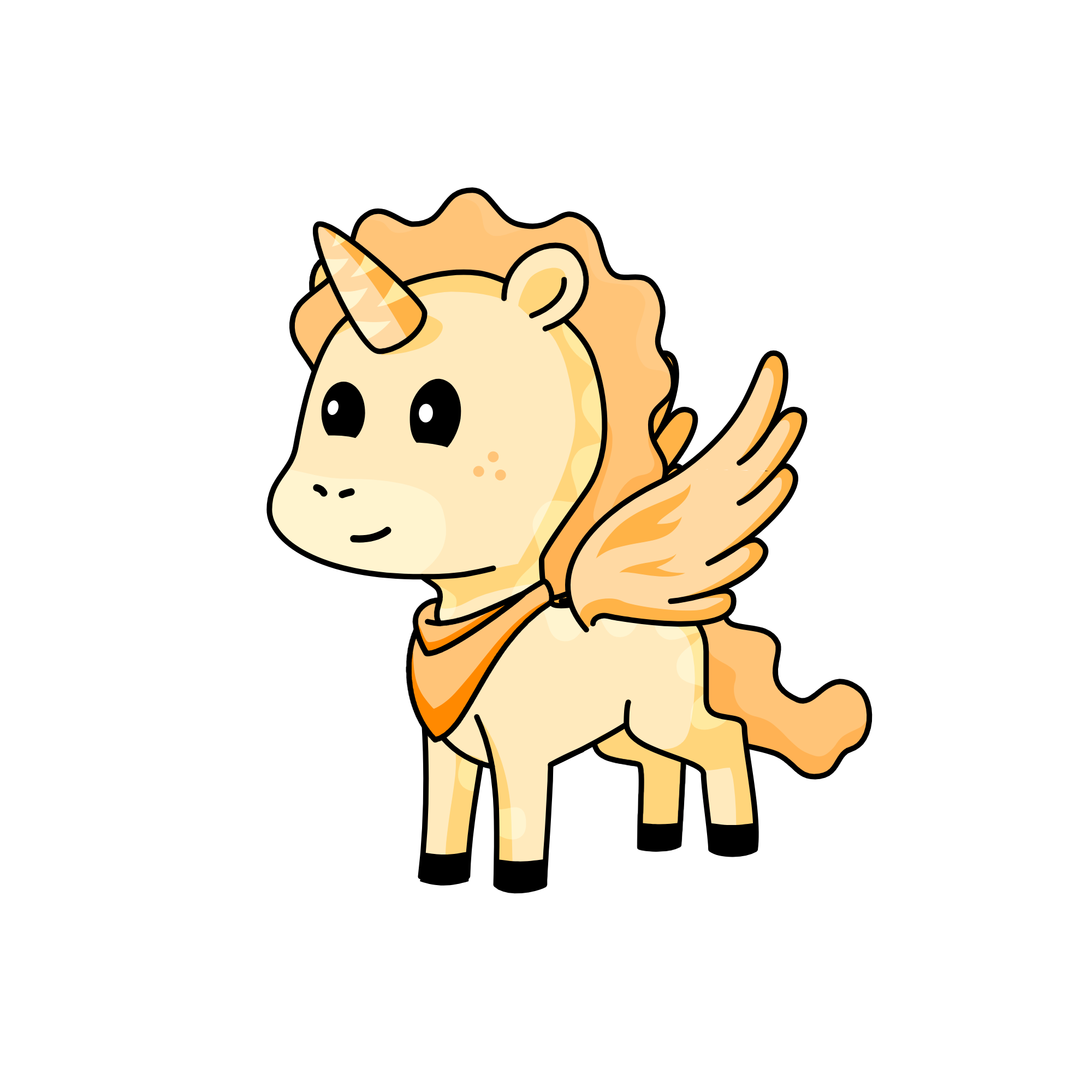 Floollie, the unicorn