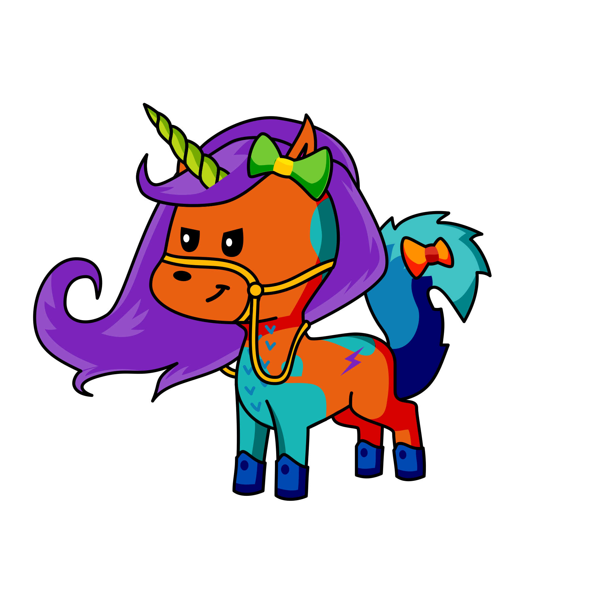 Sky 🌌 corn , the unicorn