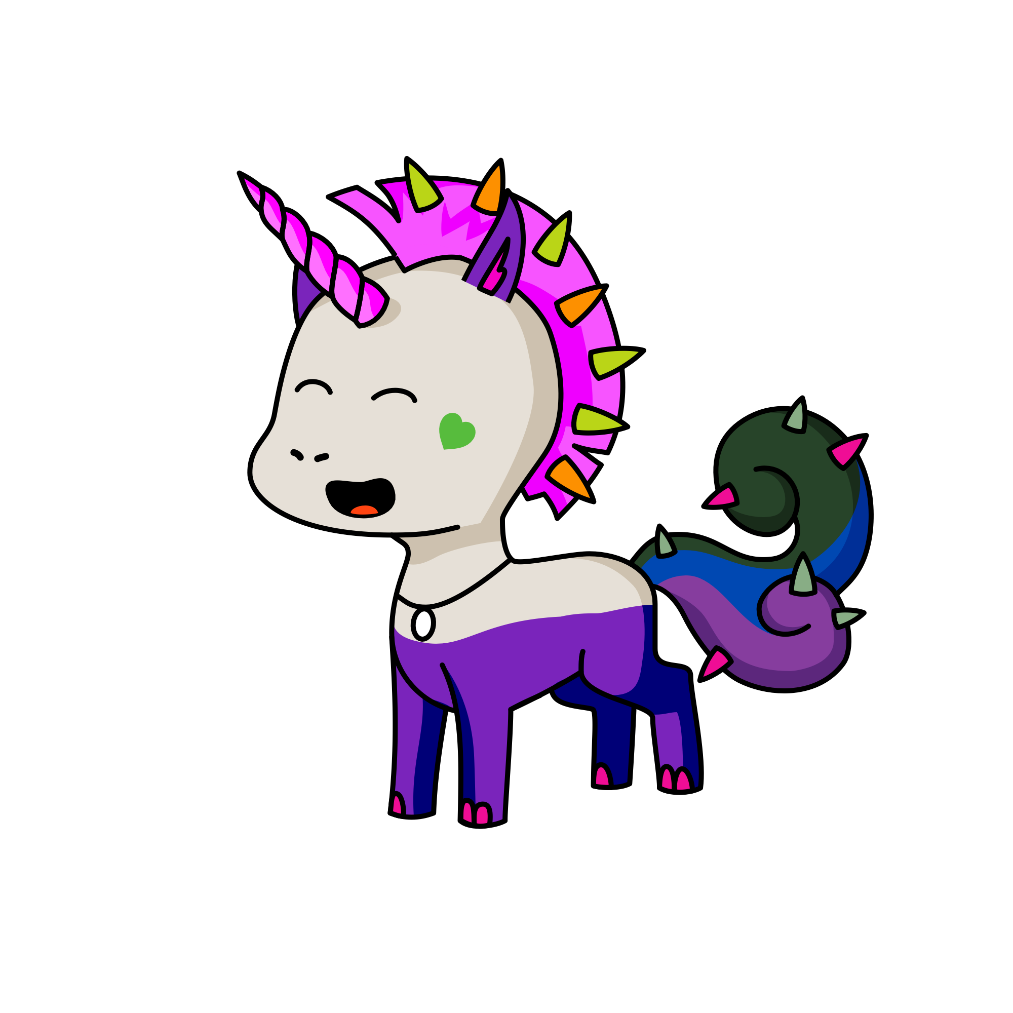Coola, the unicorn