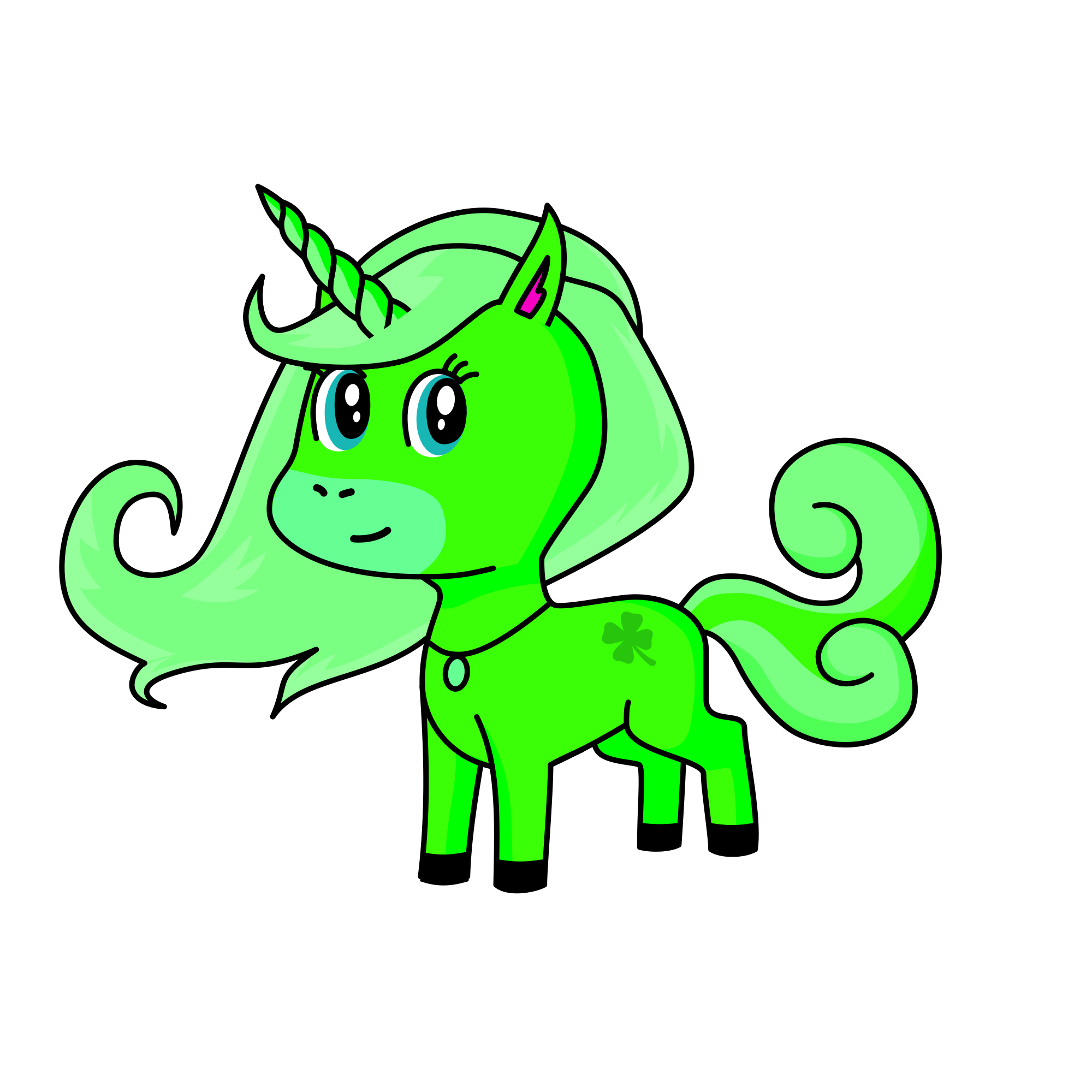 Lucky , the unicorn