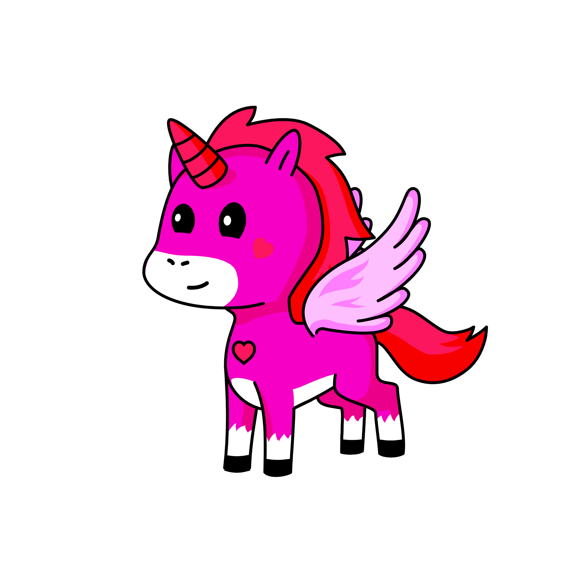 Valentine, the unicorn