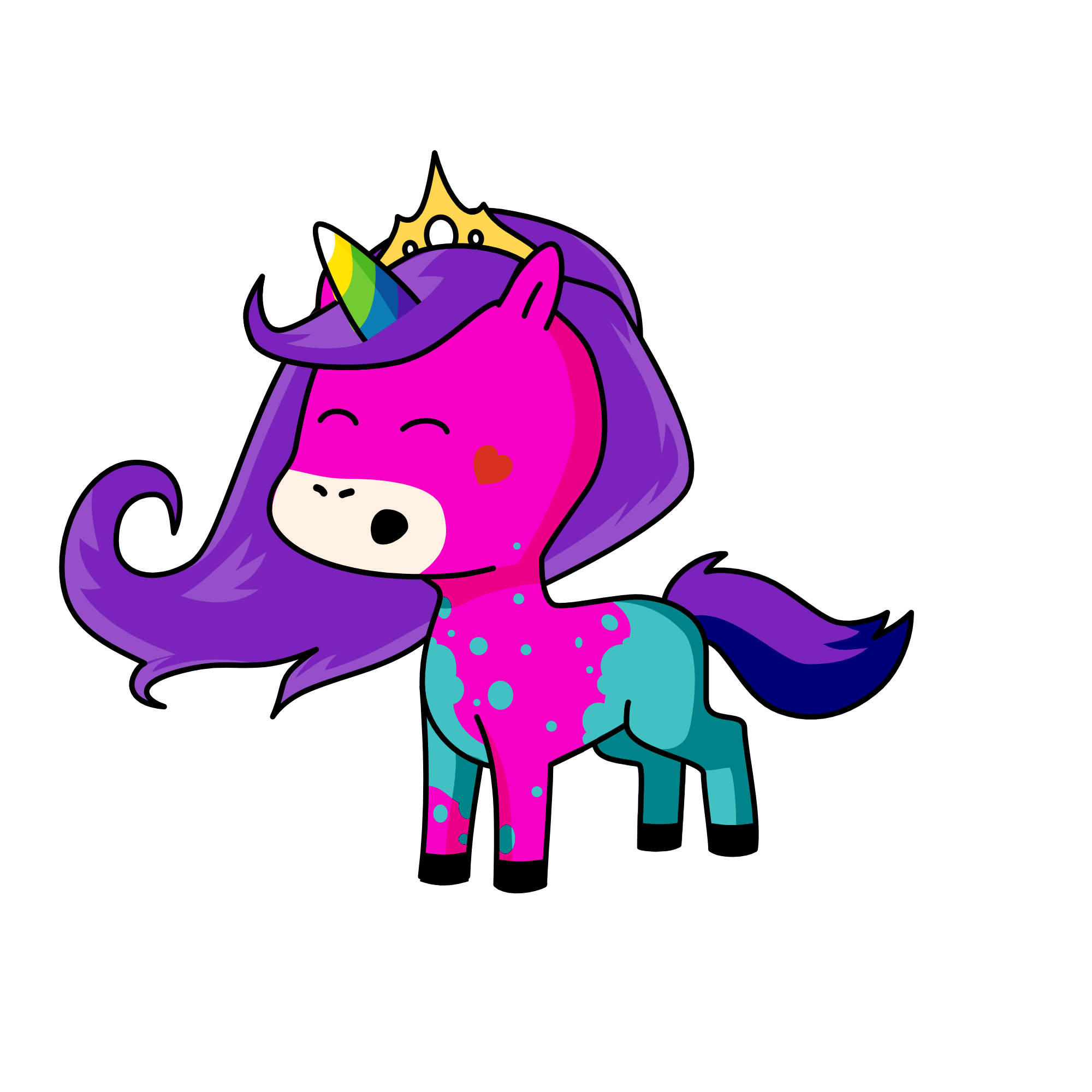 Queen, the unicorn