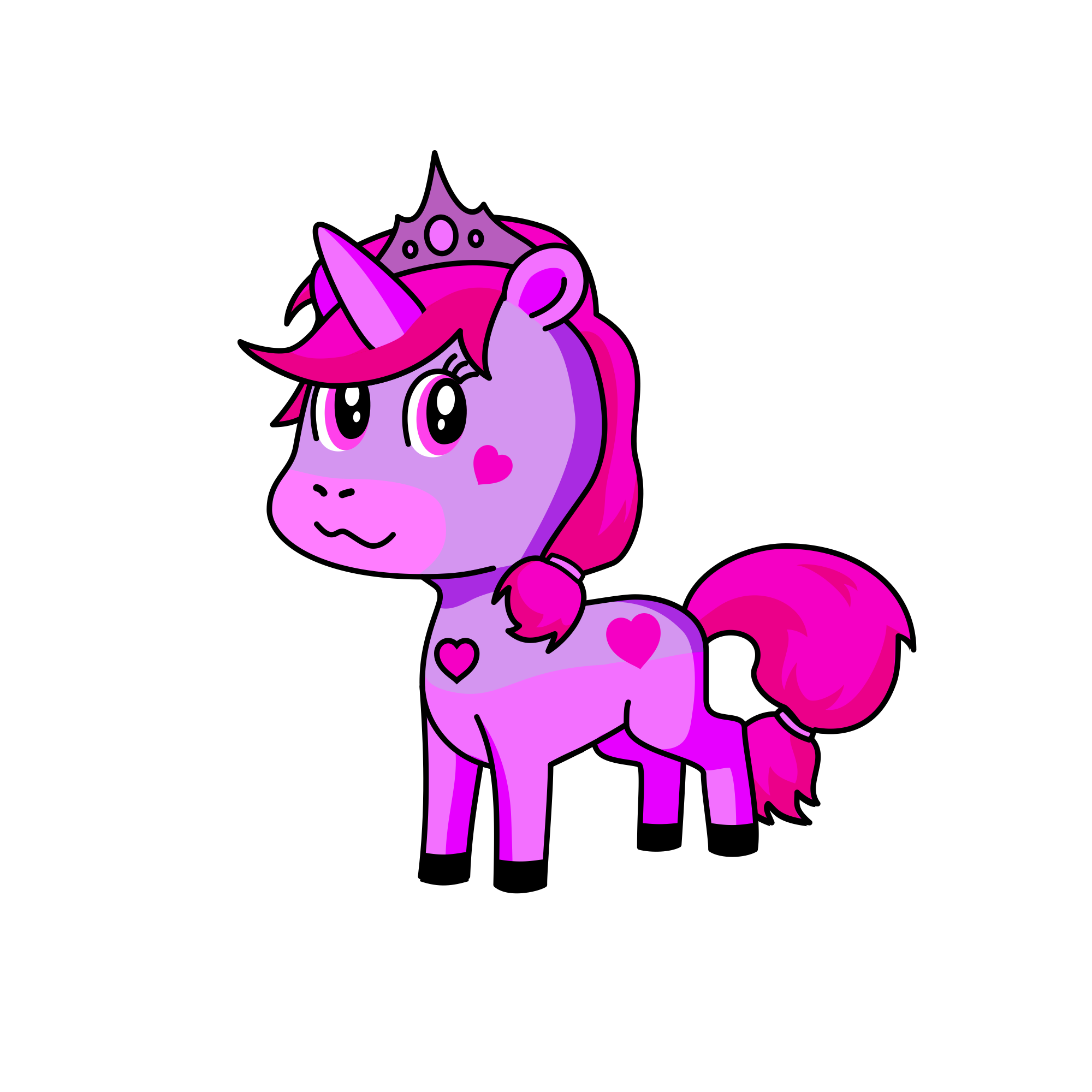 Pinky , the unicorn