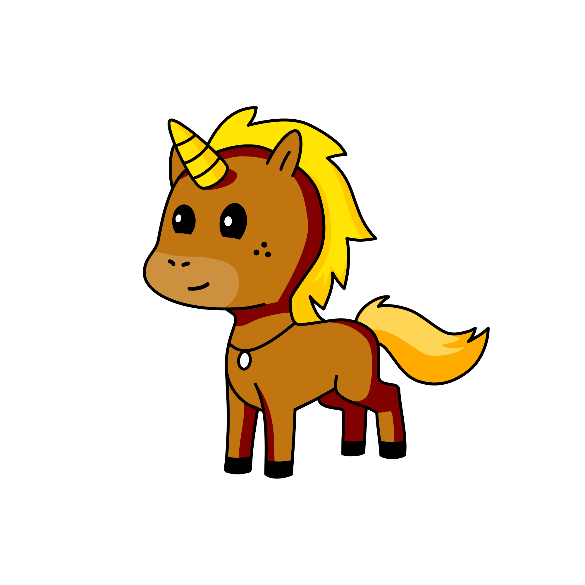 Brownie Cheese, the unicorn