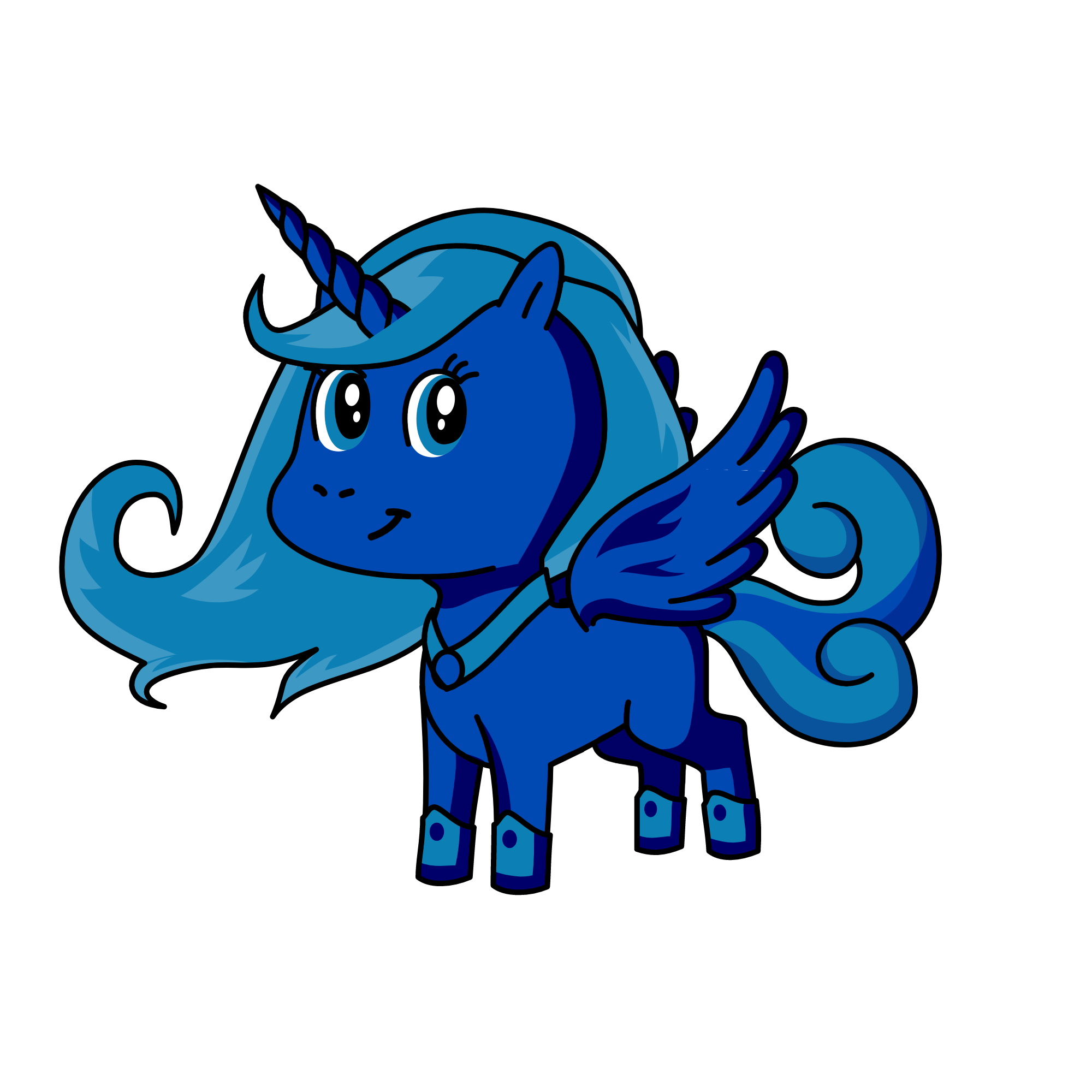 Princess Luna, the unicorn