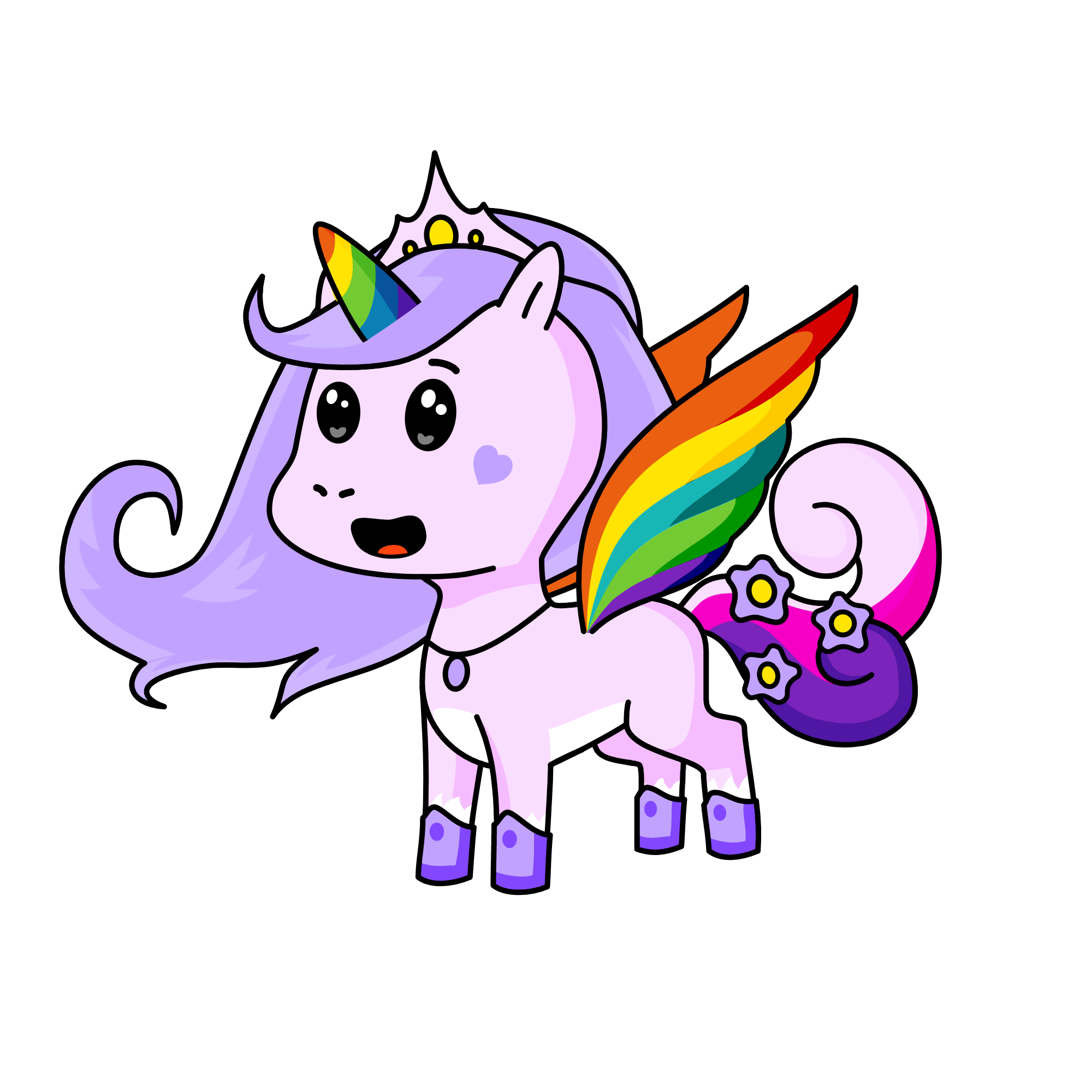 Rainbow Sugar Sweet, the unicorn