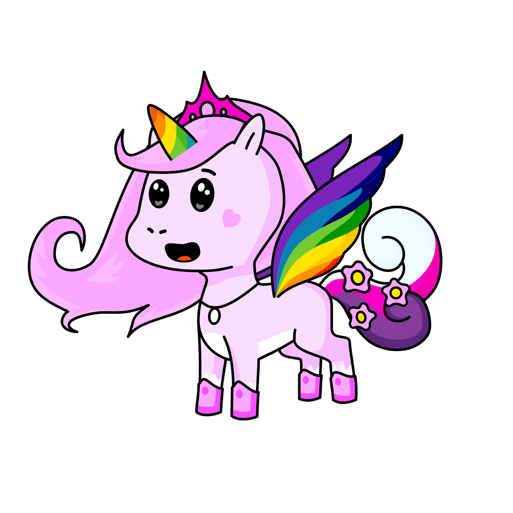 Rainbow Sugar Sweet, the unicorn